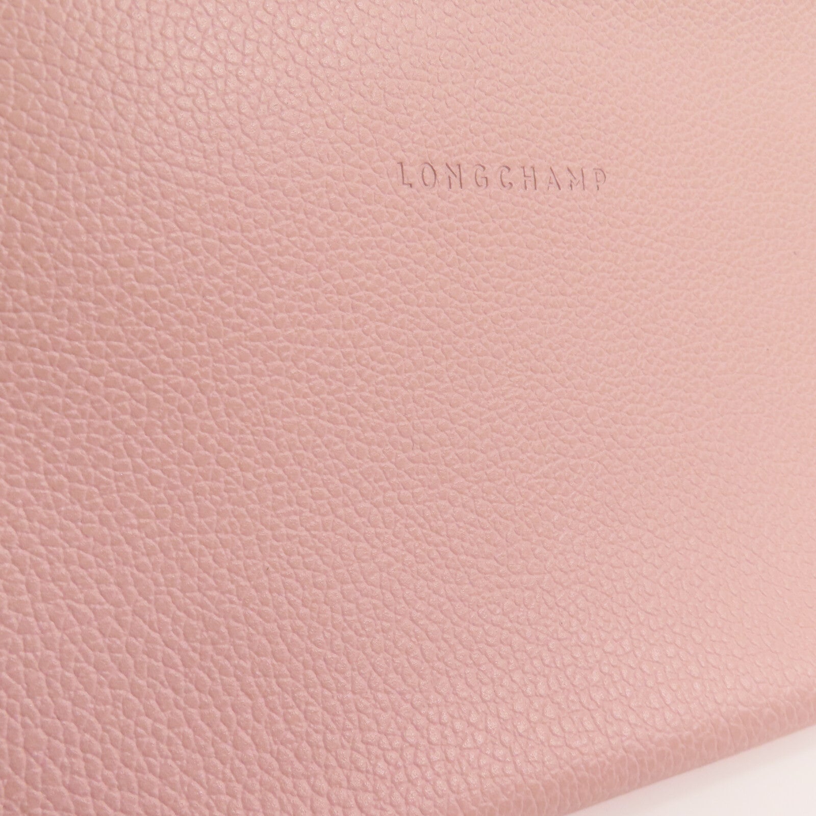 Longchamp 牛皮皮革Clutch銀扣手拿包