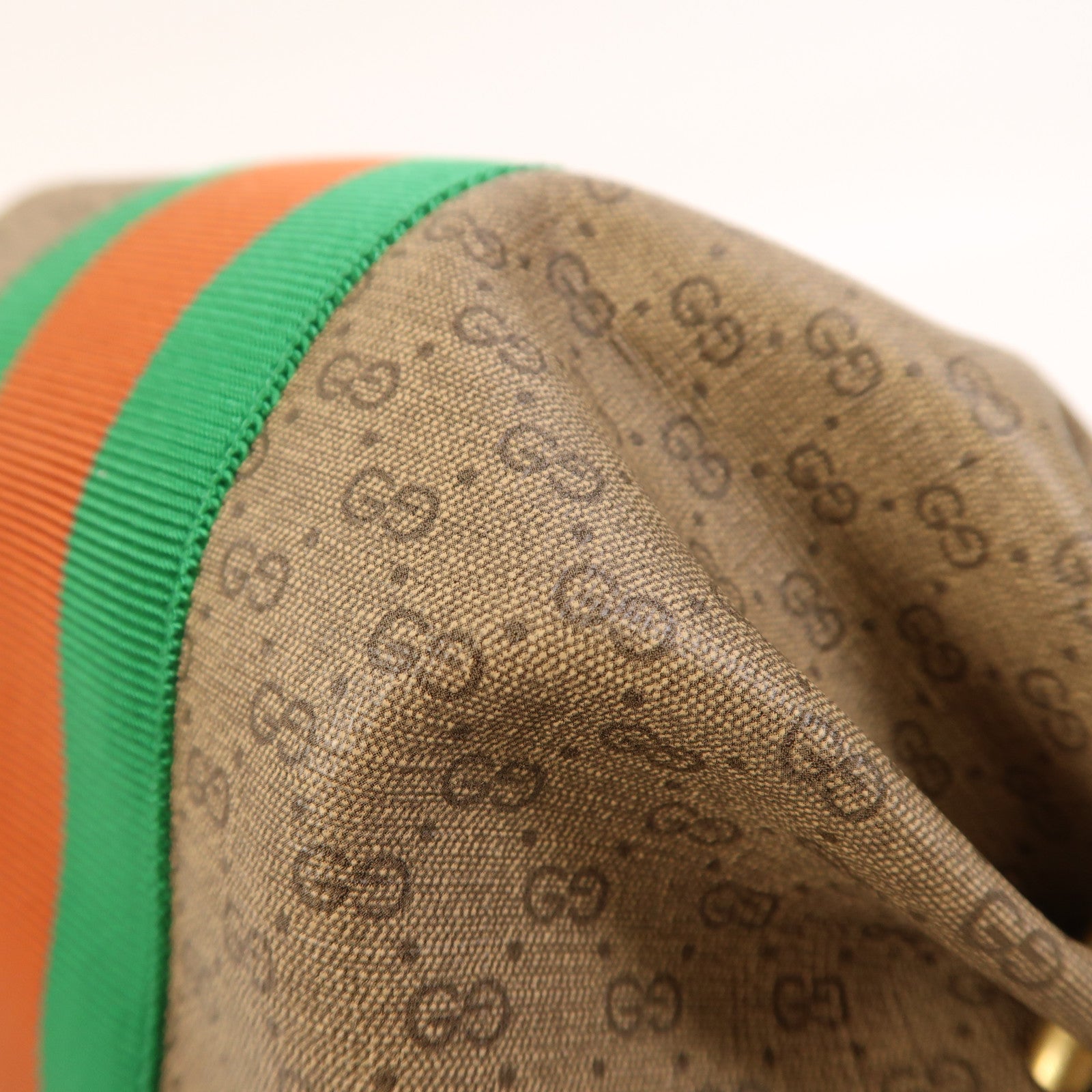 GUCCI 塗層帆布New Candy金扣肩背袋