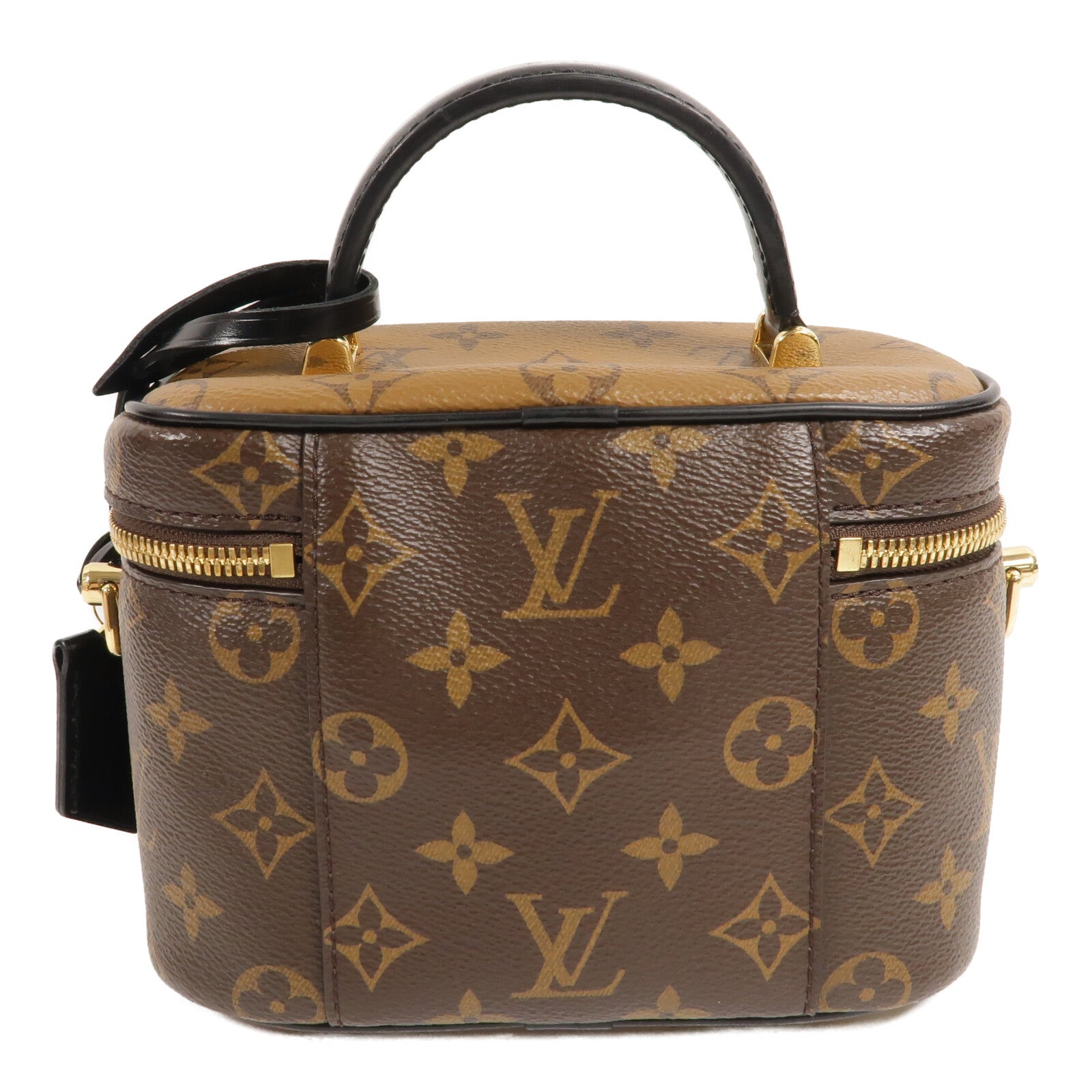 LOUIS VUITTON Monogram Reverse Vanity PM鏈帶手挽肩背兩用袋