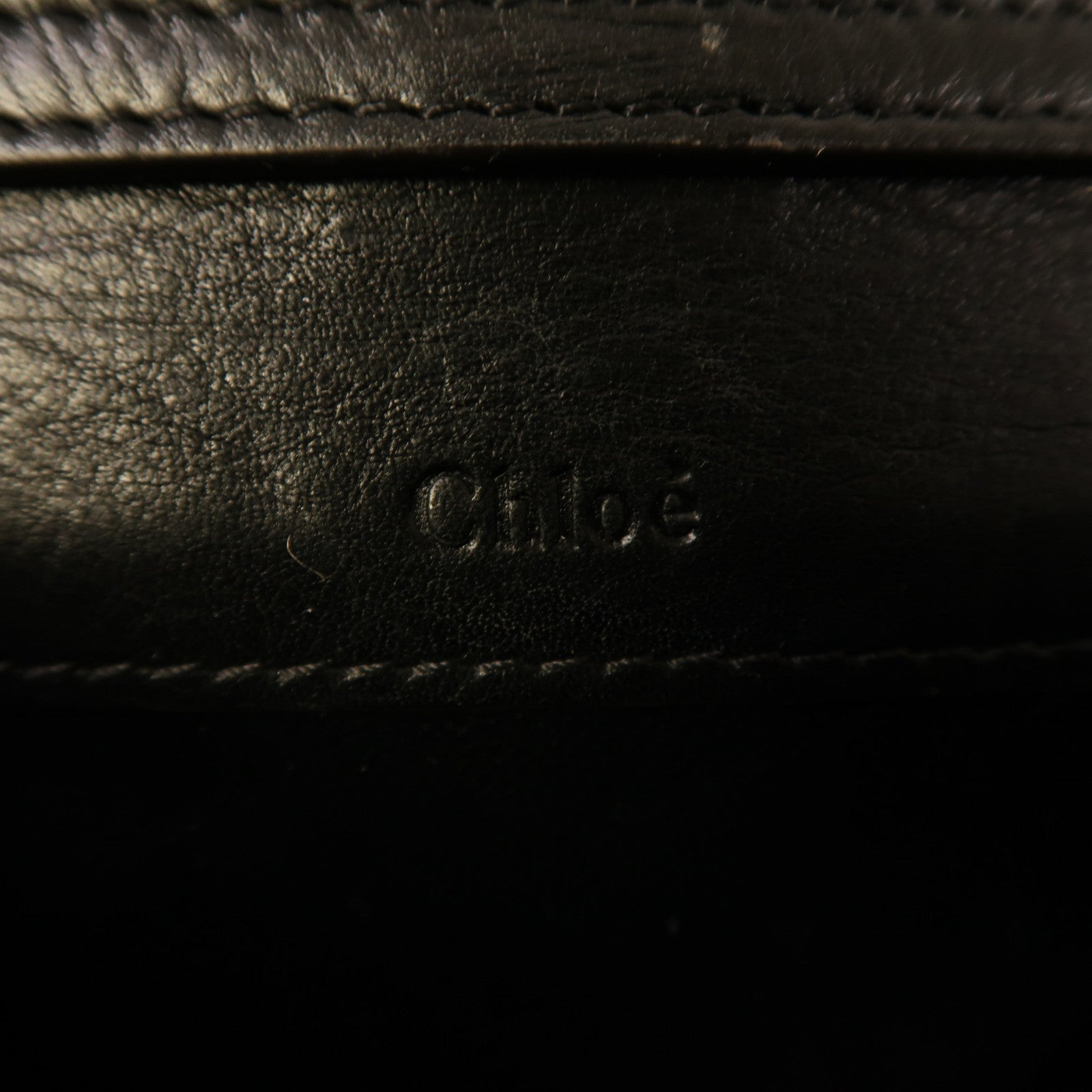 Chloe 牛皮皮革Small Nile Bracelet Bag金扣手挽肩背兩用袋黑色