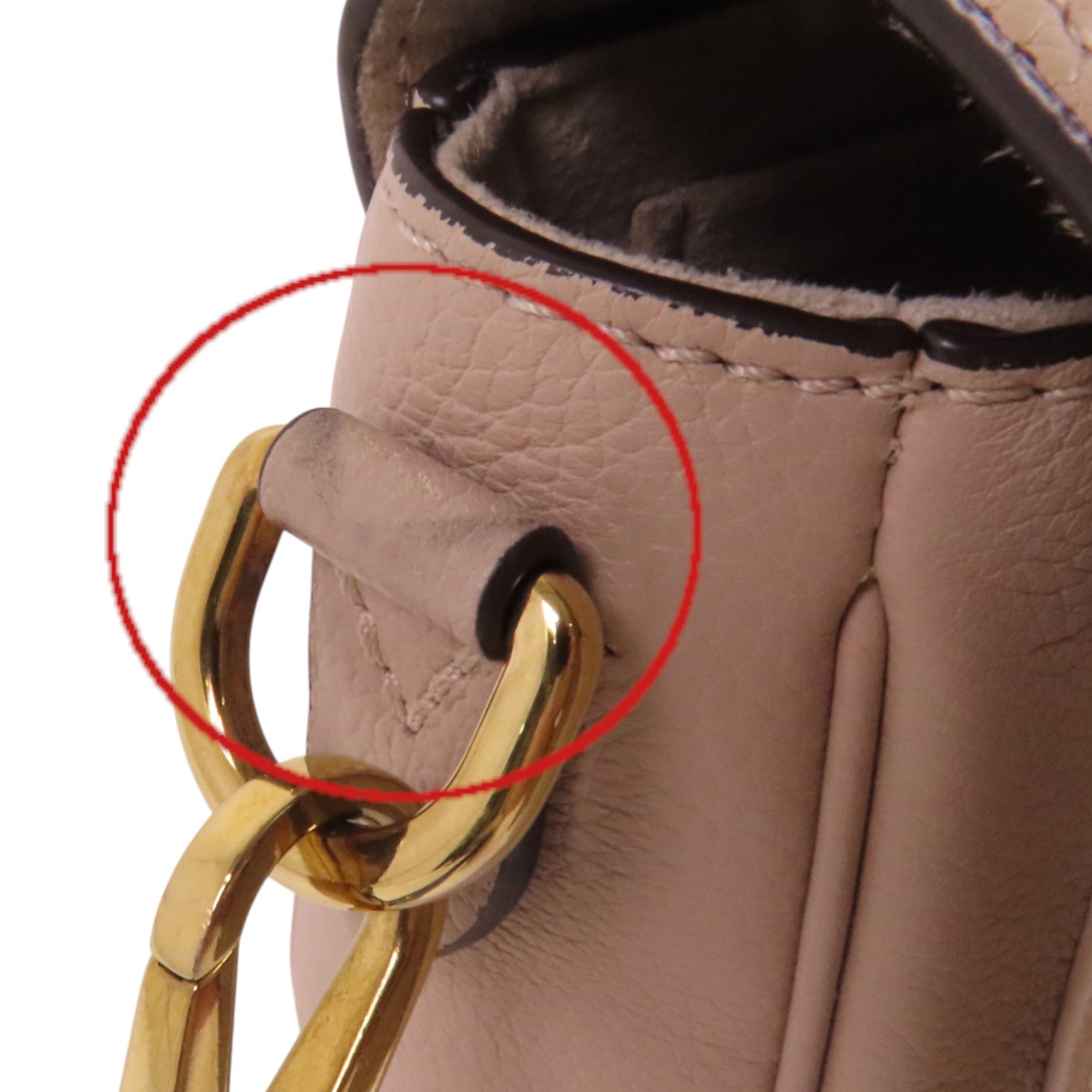 LOUIS VUITTON Greige Lockme Tender金扣肩背袋