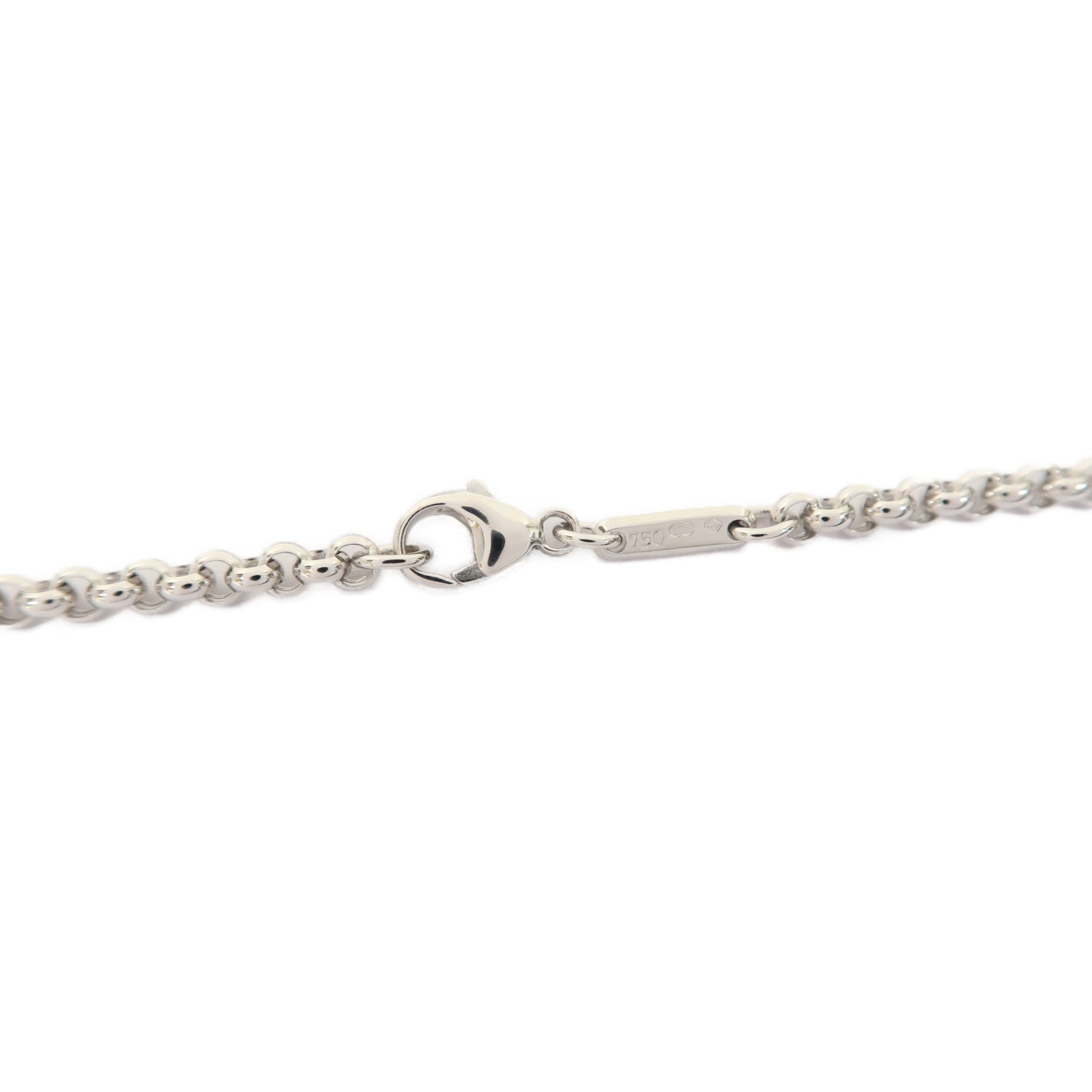 Chopard 18K白金Diamond Happy Heart項鍊