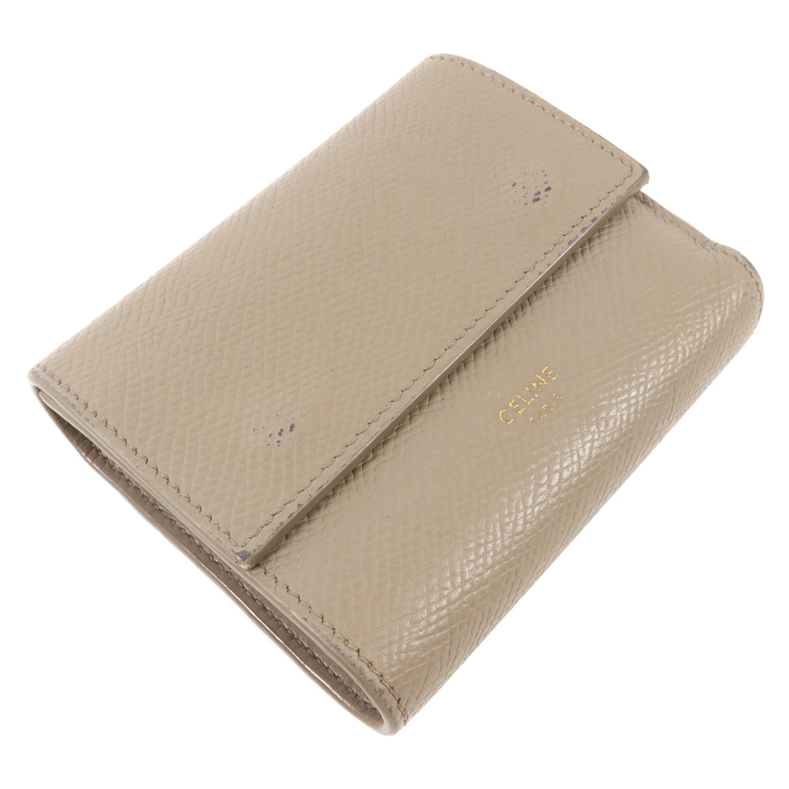 CELINE 牛皮皮革Trifold Wallet錢包