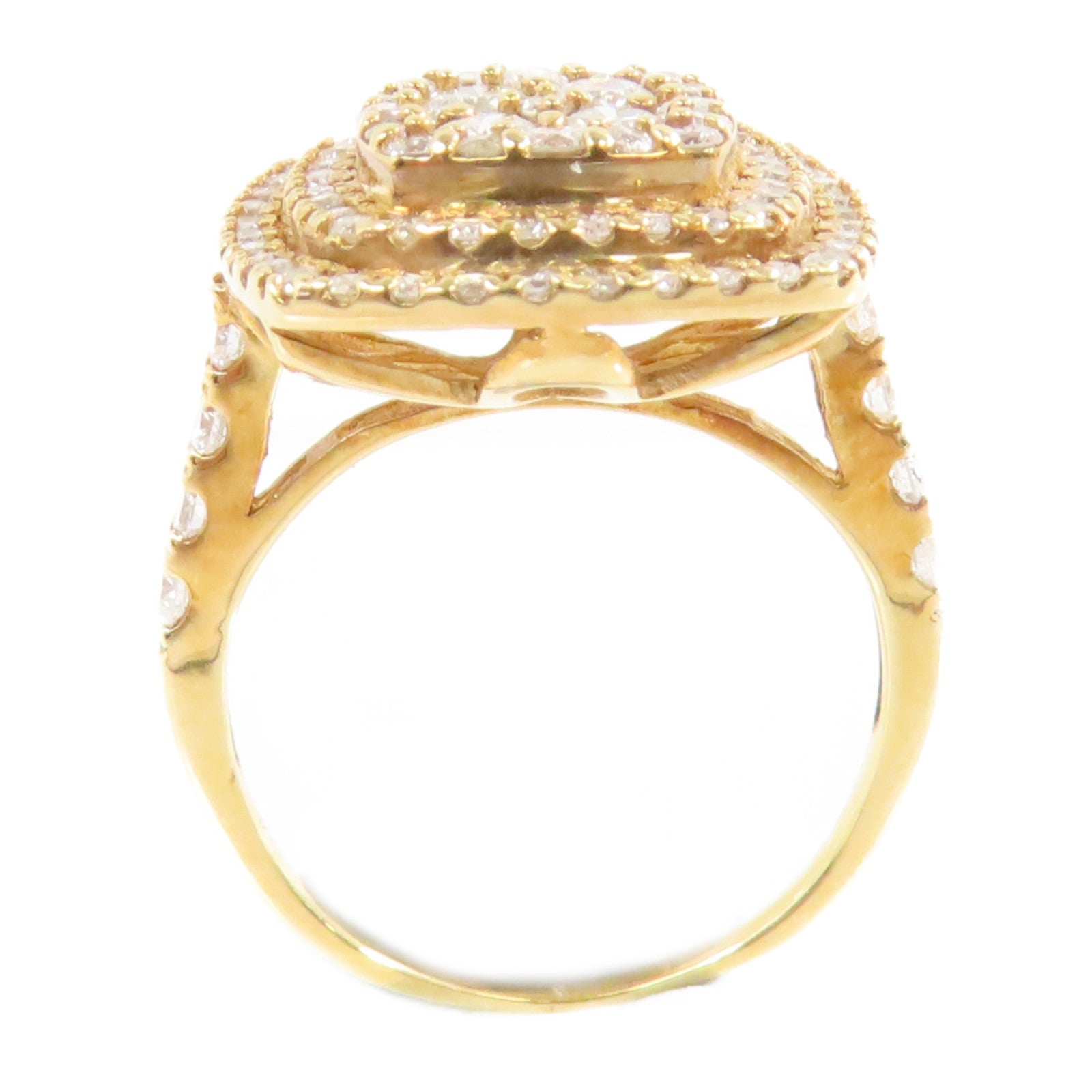 JEWELRY 【激減優惠】18K黃金/鑽石Diamond Ring戒指US#4