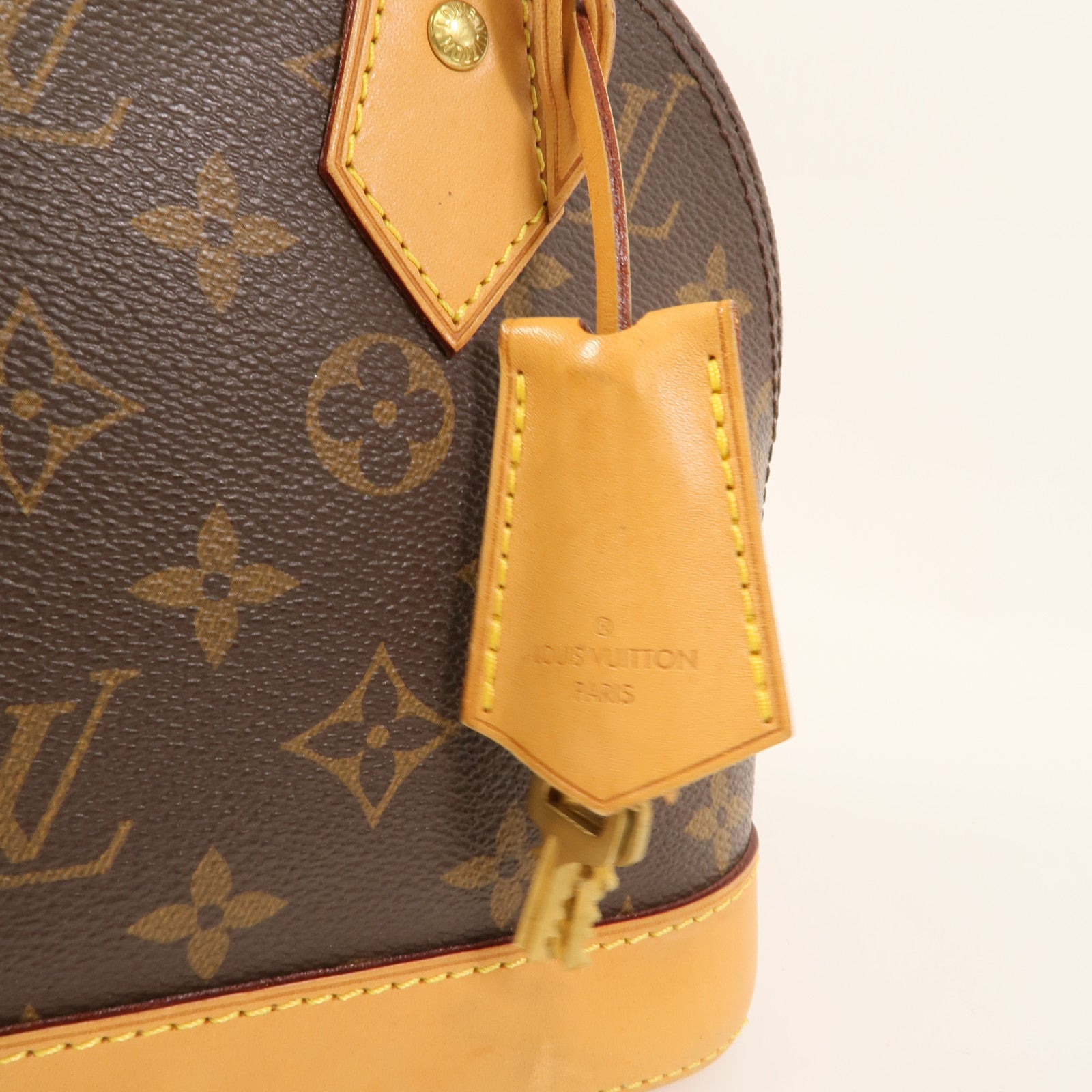 LOUIS VUITTON Monogram Alma BB金扣手挽肩背兩用袋