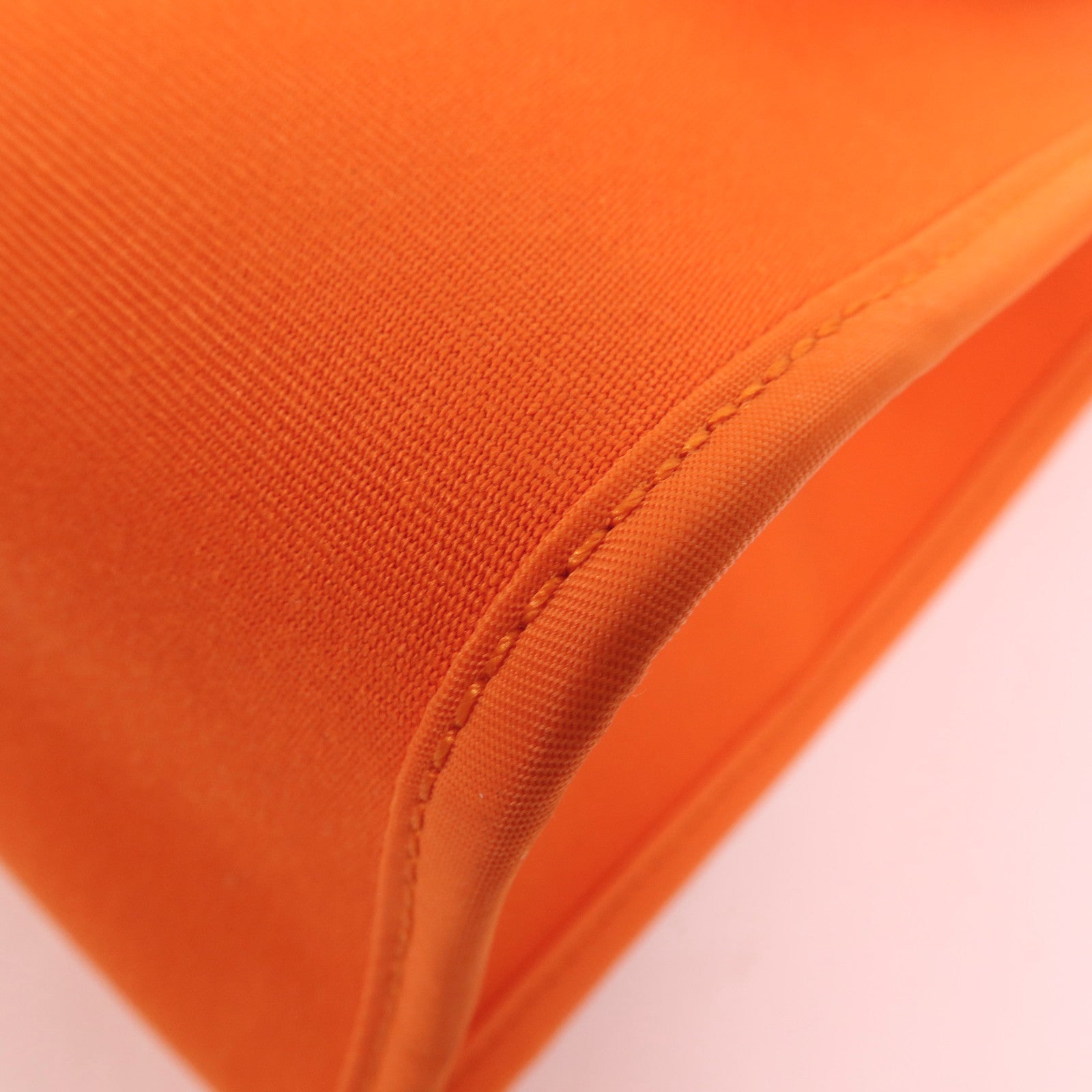 HERMES 帆布Herbag PM銀扣手挽肩背兩用袋Orange