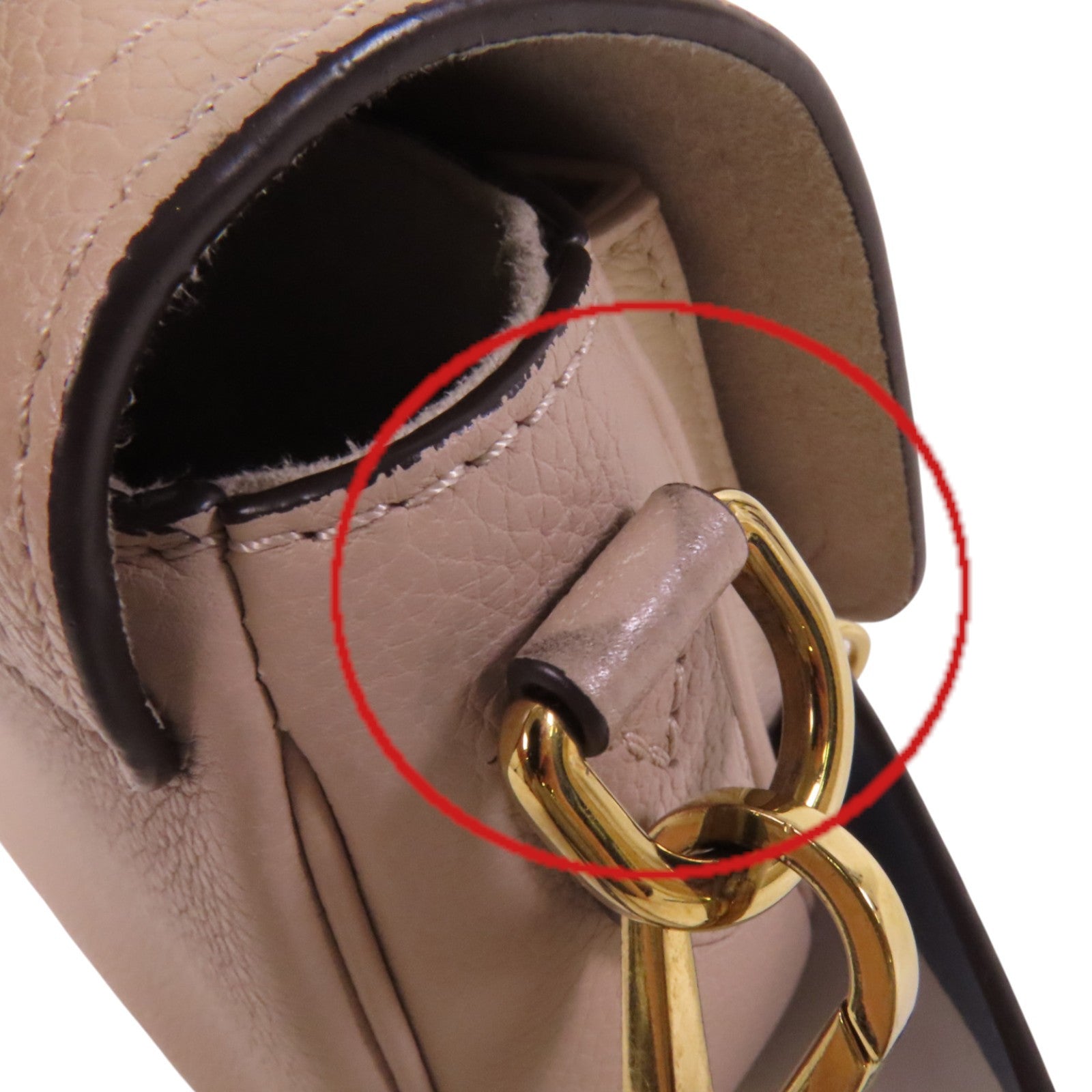 LOUIS VUITTON Greige Lockme Tender金扣肩背袋