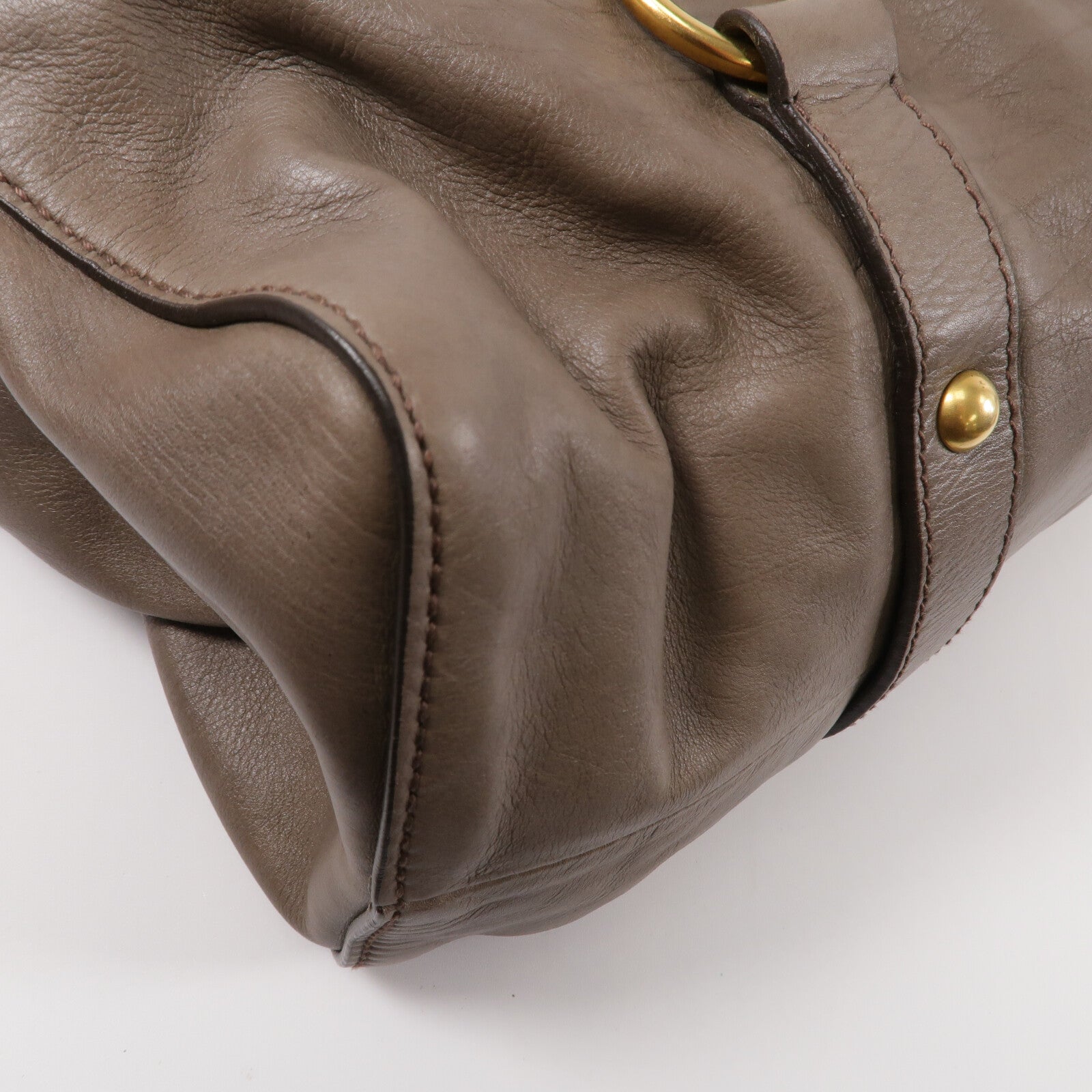 Miu Miu 牛皮皮革2 Way Shoulder手挽肩背兩用袋