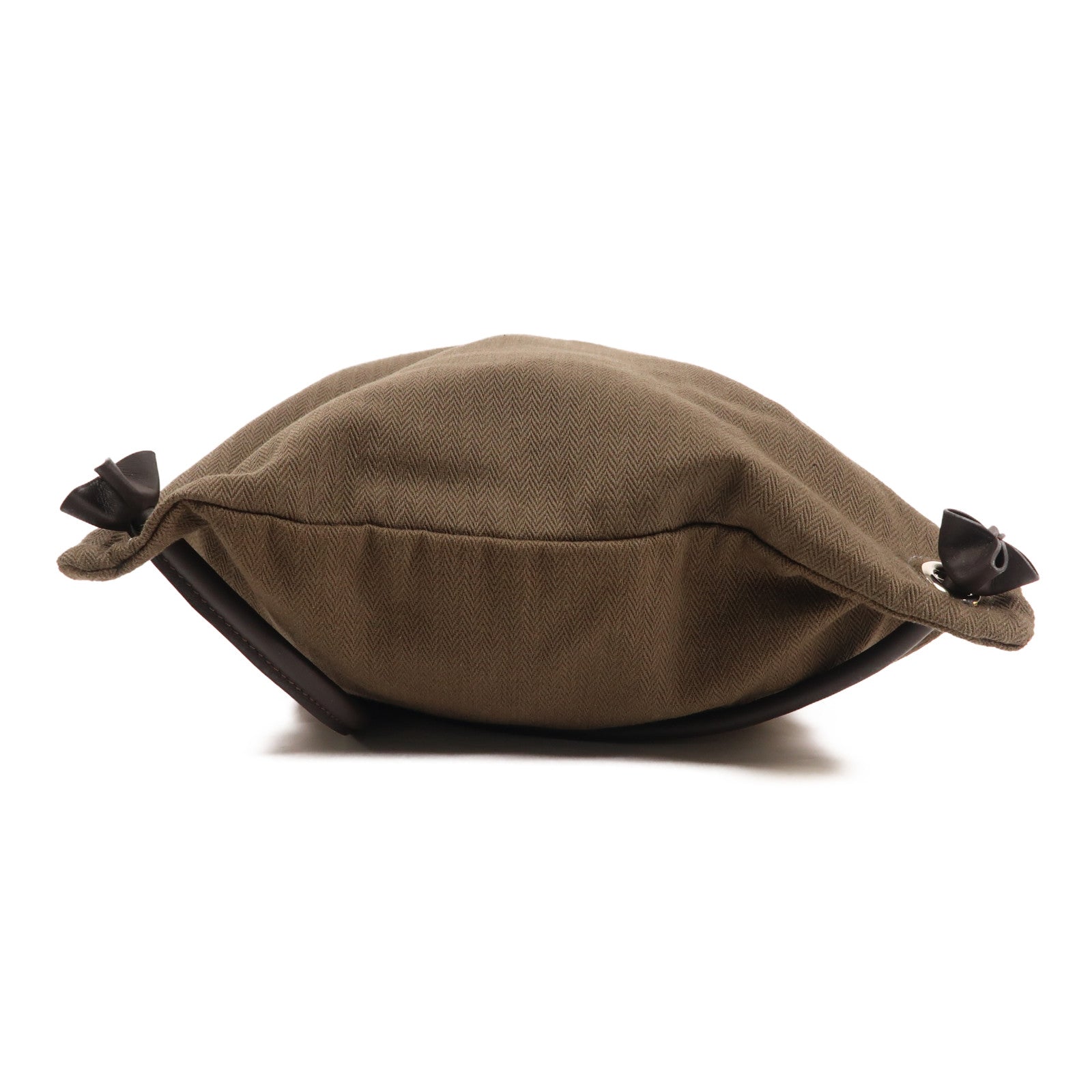 HERMES 【激減優惠】帆布/皮革Maline Grooming Bag背包