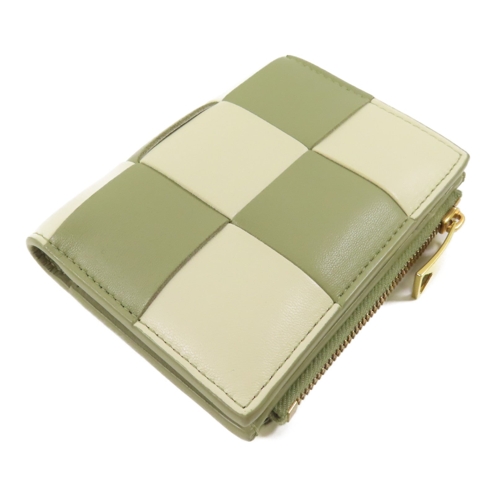 BOTTEGA VENETA 羊皮皮革Wallet金扣錢包