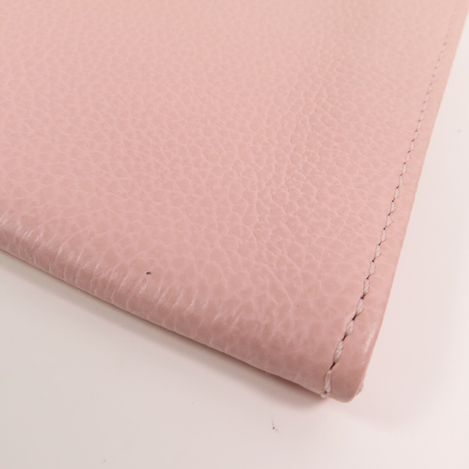 Longchamp 牛皮皮革Clutch銀扣手拿包