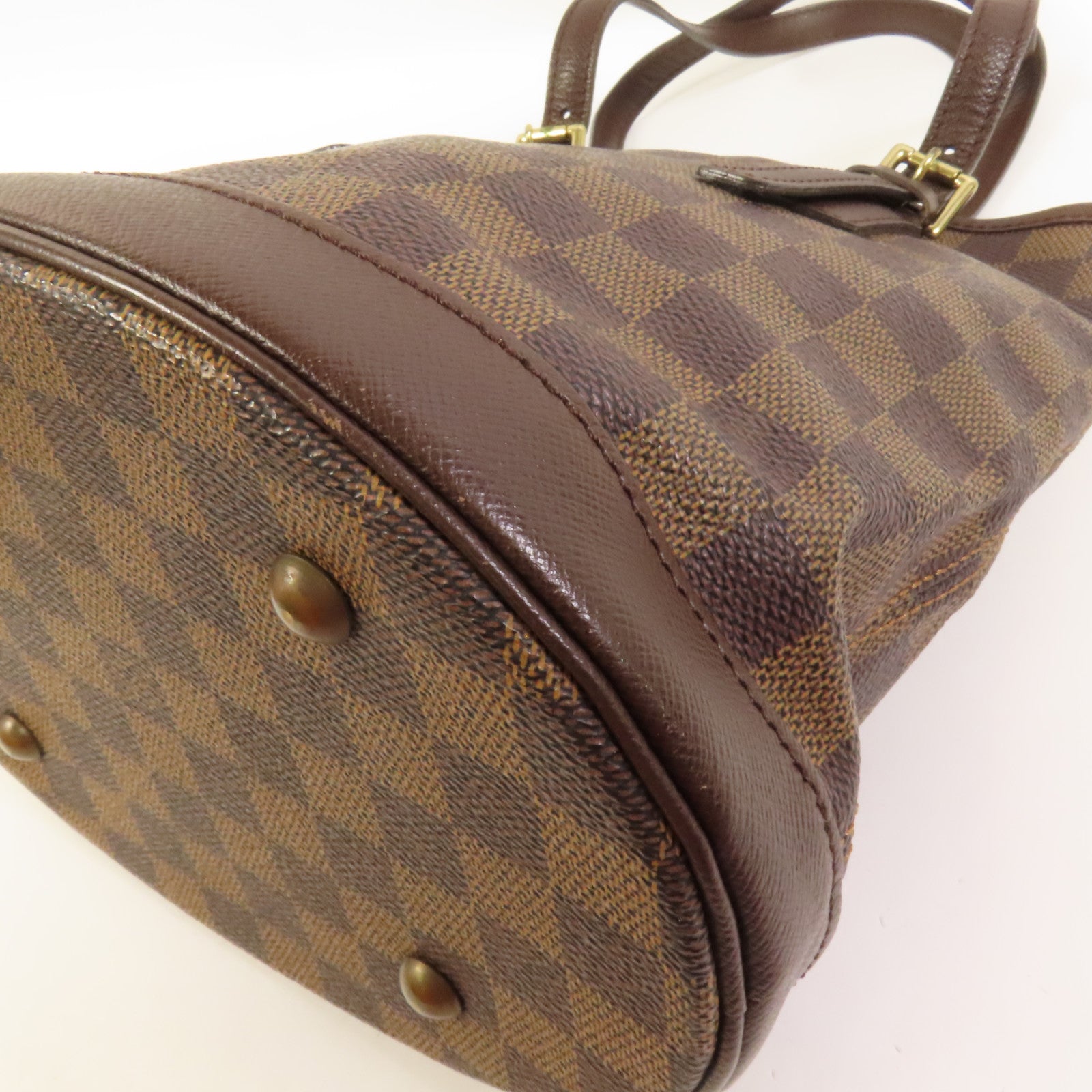 LOUIS VUITTON Damier Marais金扣肩背袋