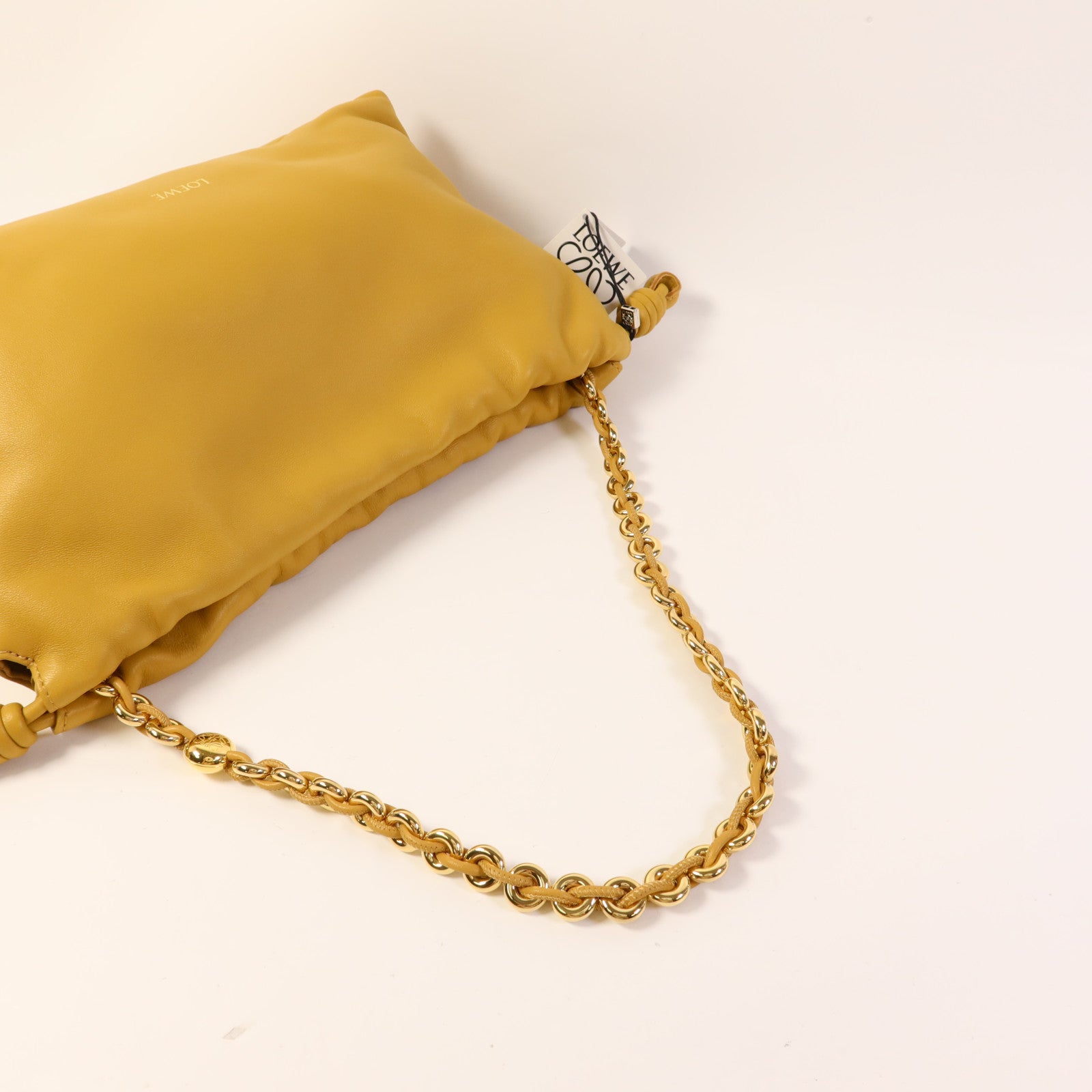 LOEWE 【激減優惠】羊皮皮革Medium Flamenco Purse金扣肩背袋