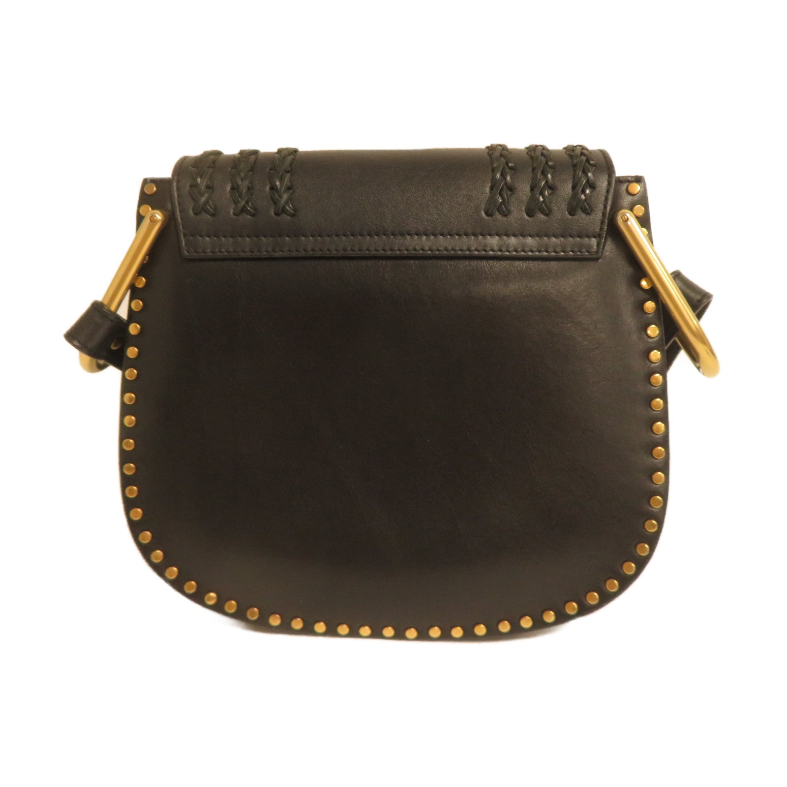 Chloe **【激減優惠】牛皮皮革Shoulder Bag金扣肩背袋黑色