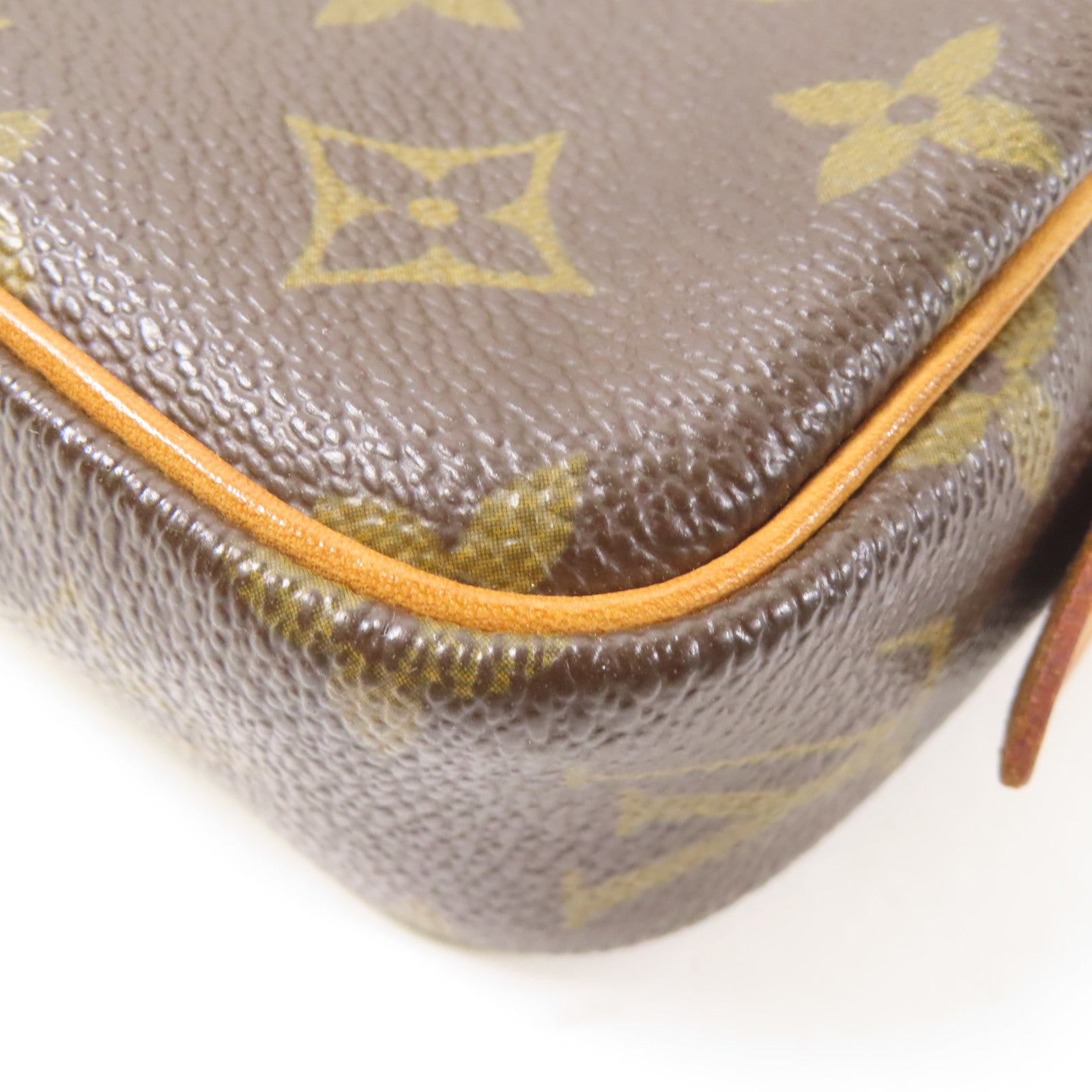 LOUIS VUITTON Monogram Pochette Marly Bando金扣肩背袋啡色