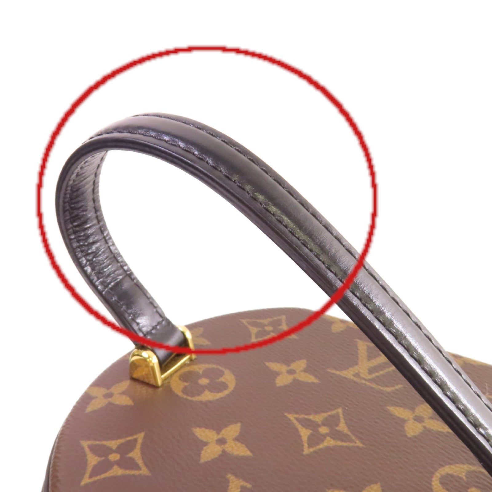 LOUIS VUITTON 【激減優惠】Monogram Reverse Cannes 2Way Shoulder Bag金扣手挽肩背兩用袋啡色/黑色