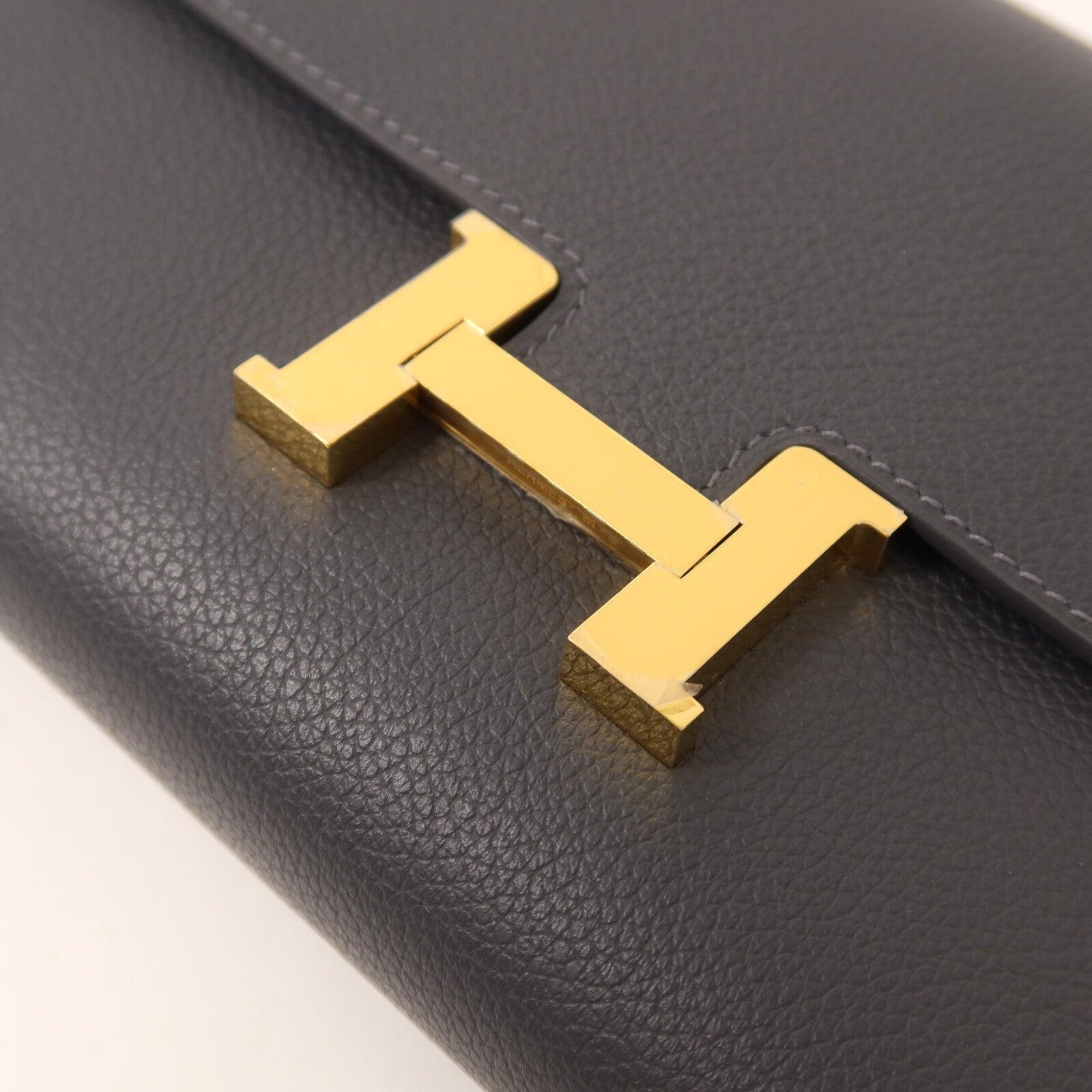 HERMES Evercolor皮革Constance To Go肩背袋Ardoise