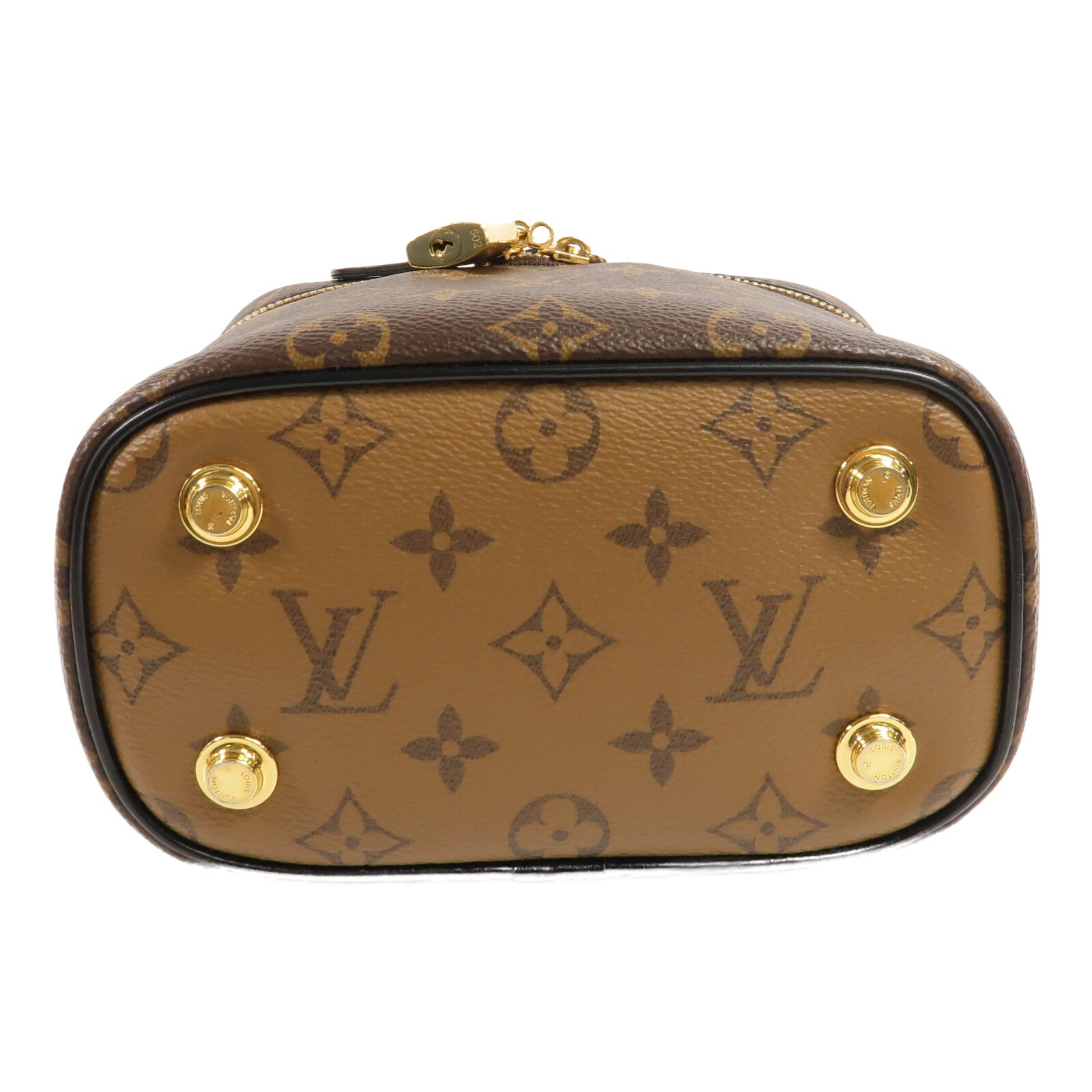 LOUIS VUITTON Monogram Reverse Vanity PM鏈帶手挽肩背兩用袋