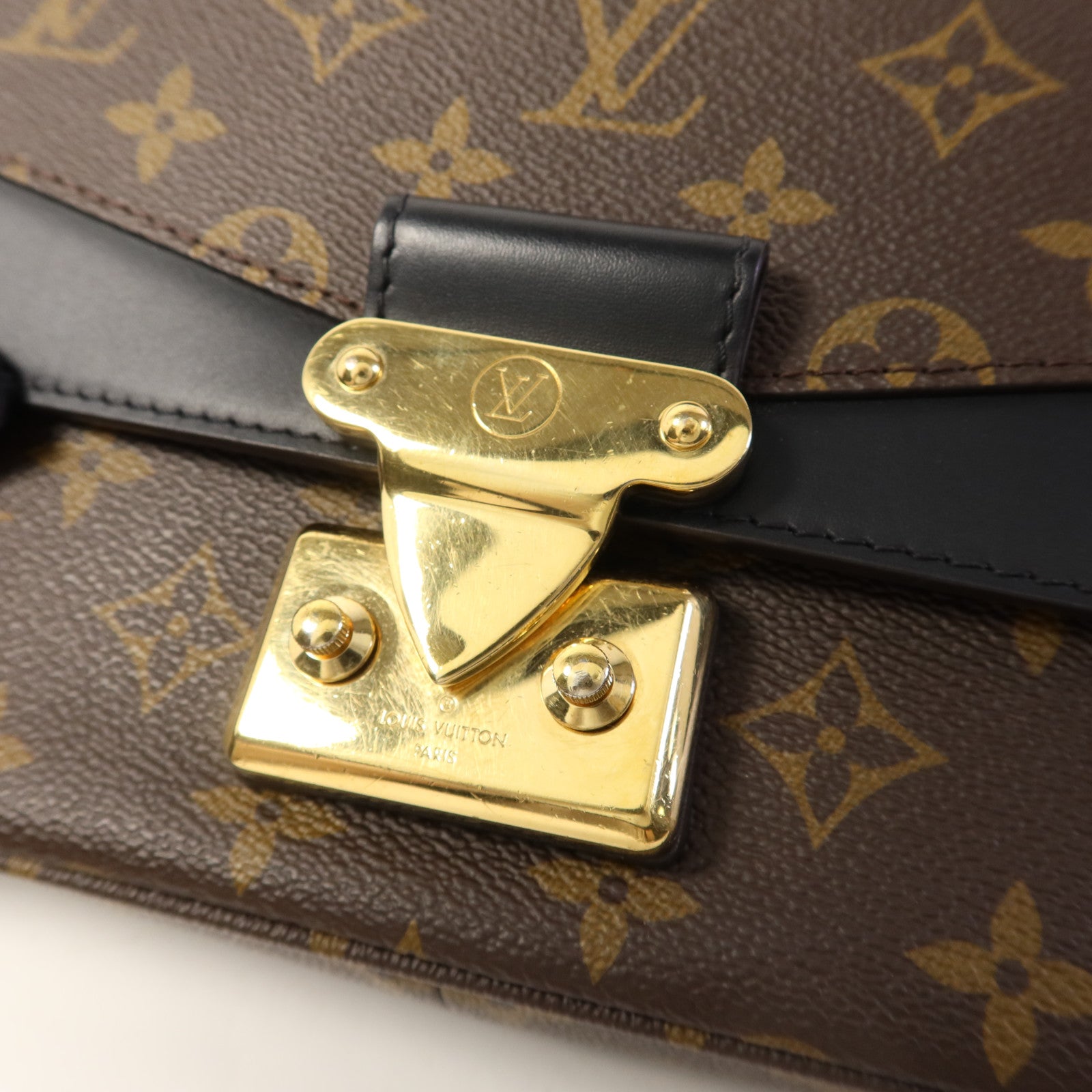 LOUIS VUITTON Monogram Marceau金扣肩背袋
