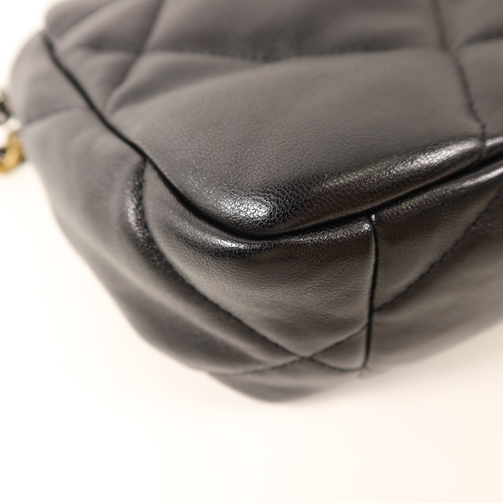 CHANEL 羊皮皮革Chanel 19 Small金扣手挽肩背兩用袋