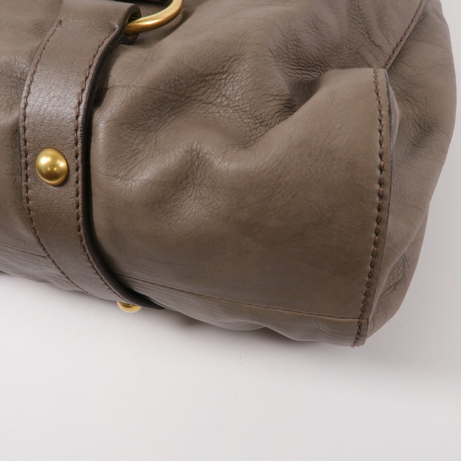 Miu Miu 牛皮皮革2 Way Shoulder手挽肩背兩用袋