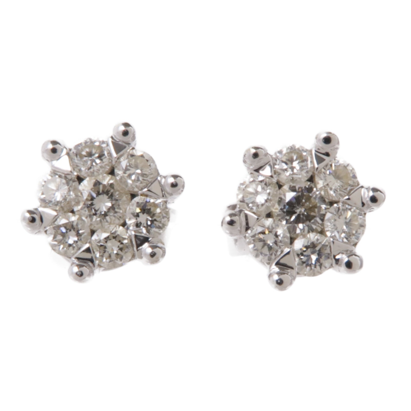 JEWELRY 18K白金Diamond Earrings鑽石耳環