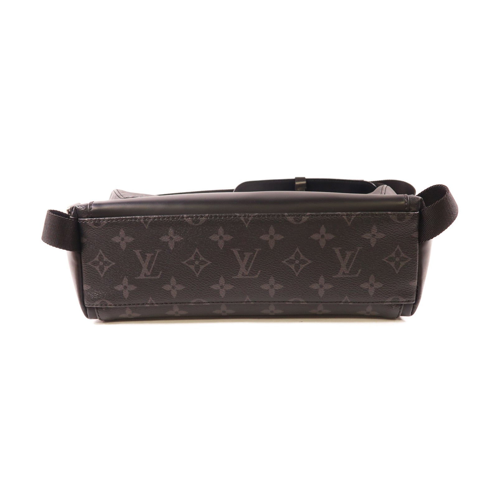 LOUIS VUITTON Monogram Eclipse Messenger PM Voyager銀扣肩背袋