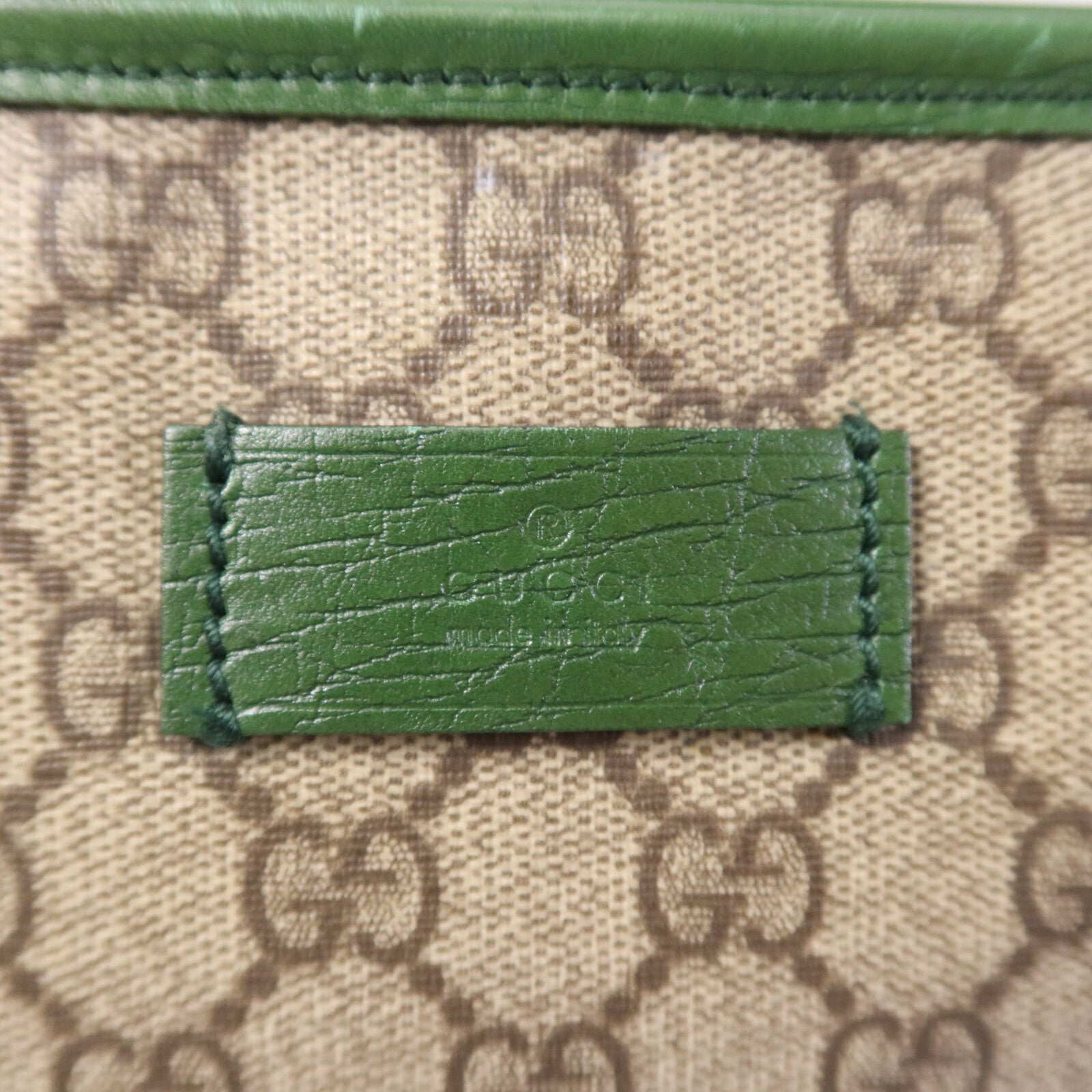 GUCCI GG帆布Tote Bag銀扣手挽袋