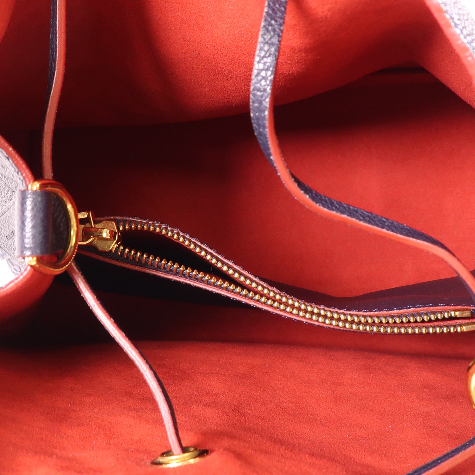 LOUIS VUITTON Monogram Empreinte Neo Noe MM金扣手挽肩背袋