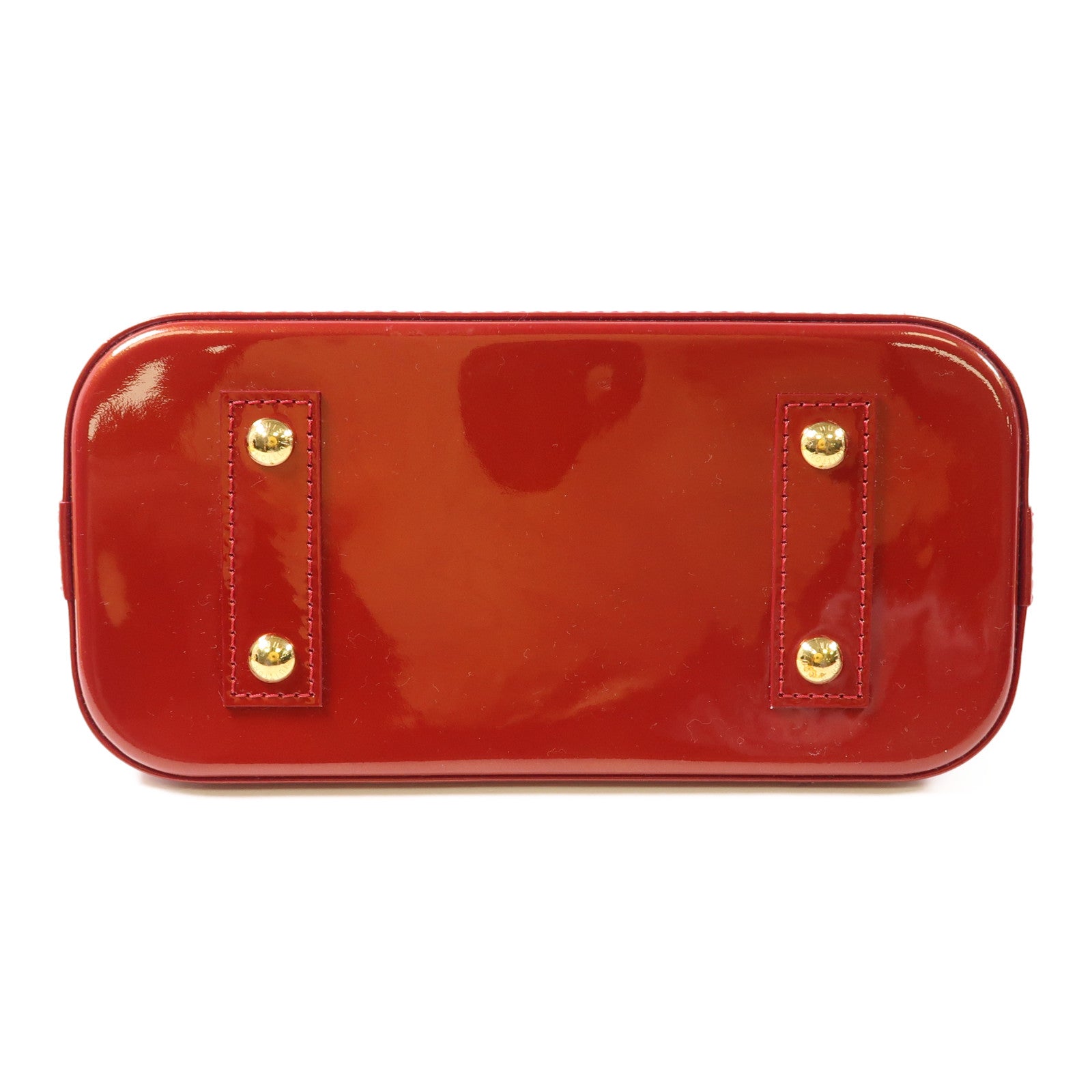 LOUIS VUITTON Monogram Vernis Alma BB金扣手挽肩背兩用袋