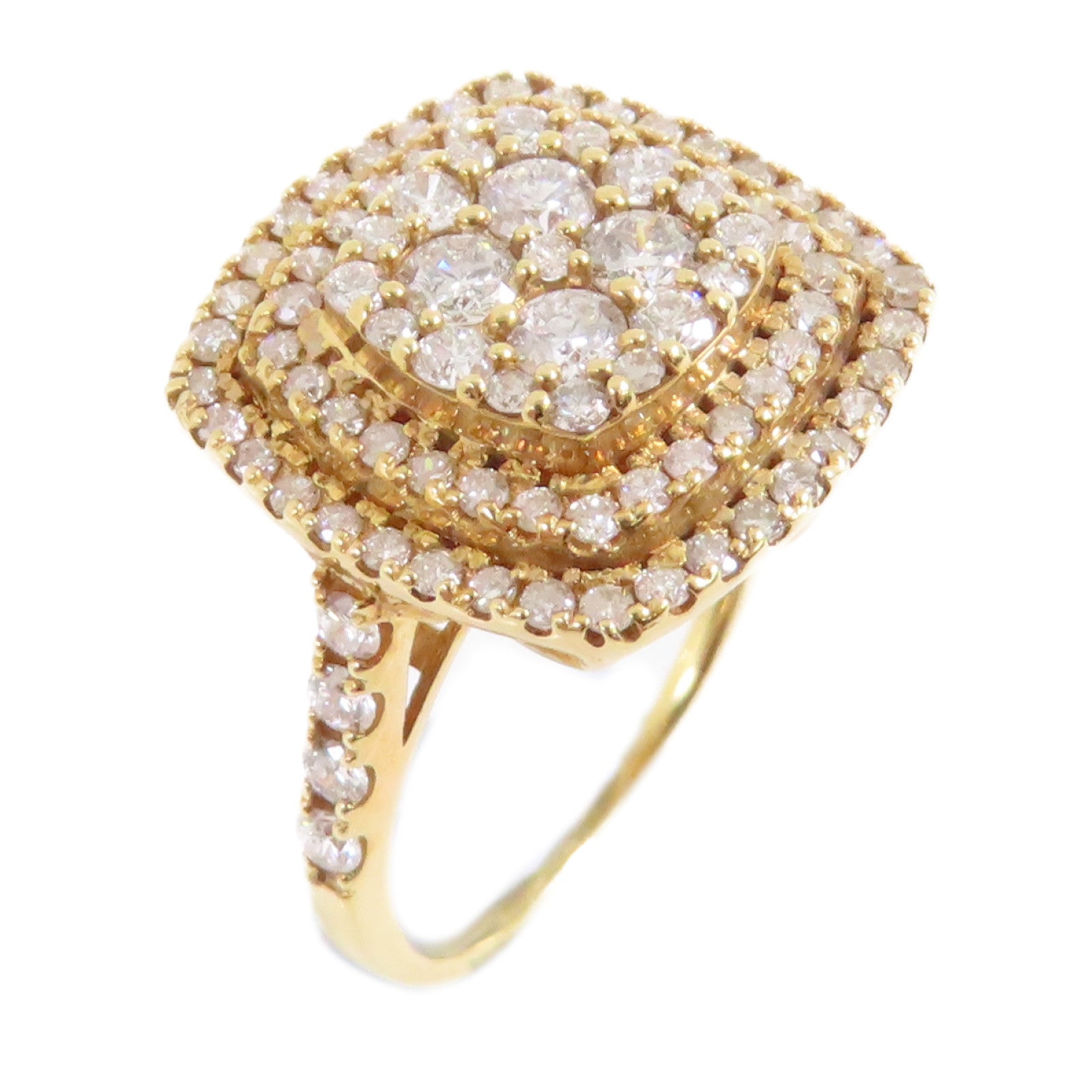 JEWELRY 【激減優惠】18K黃金/鑽石Diamond Ring戒指US#4