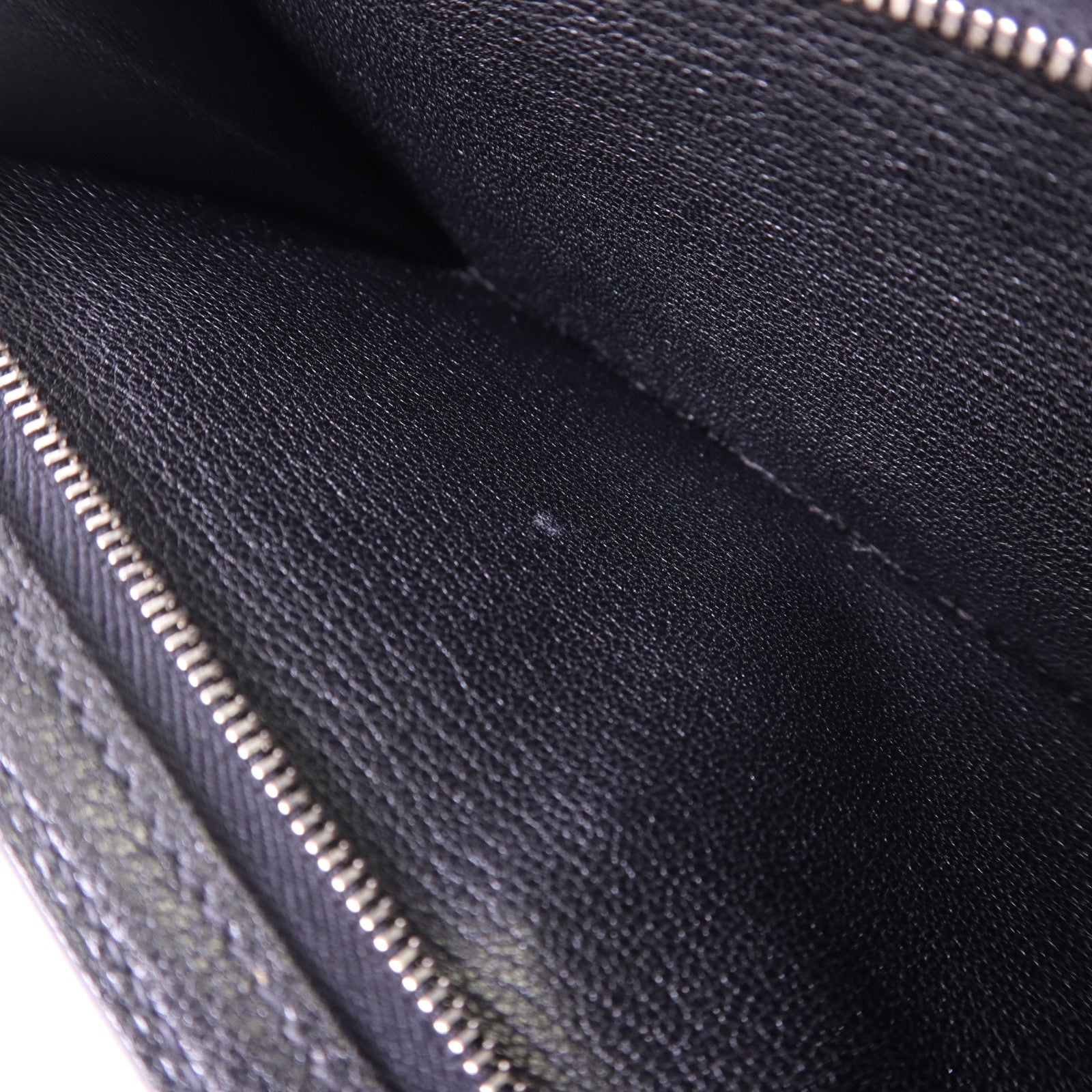 HERMES Chevre皮革Kelly Pocket Long Bifold Wallet銀扣長錢包Noir