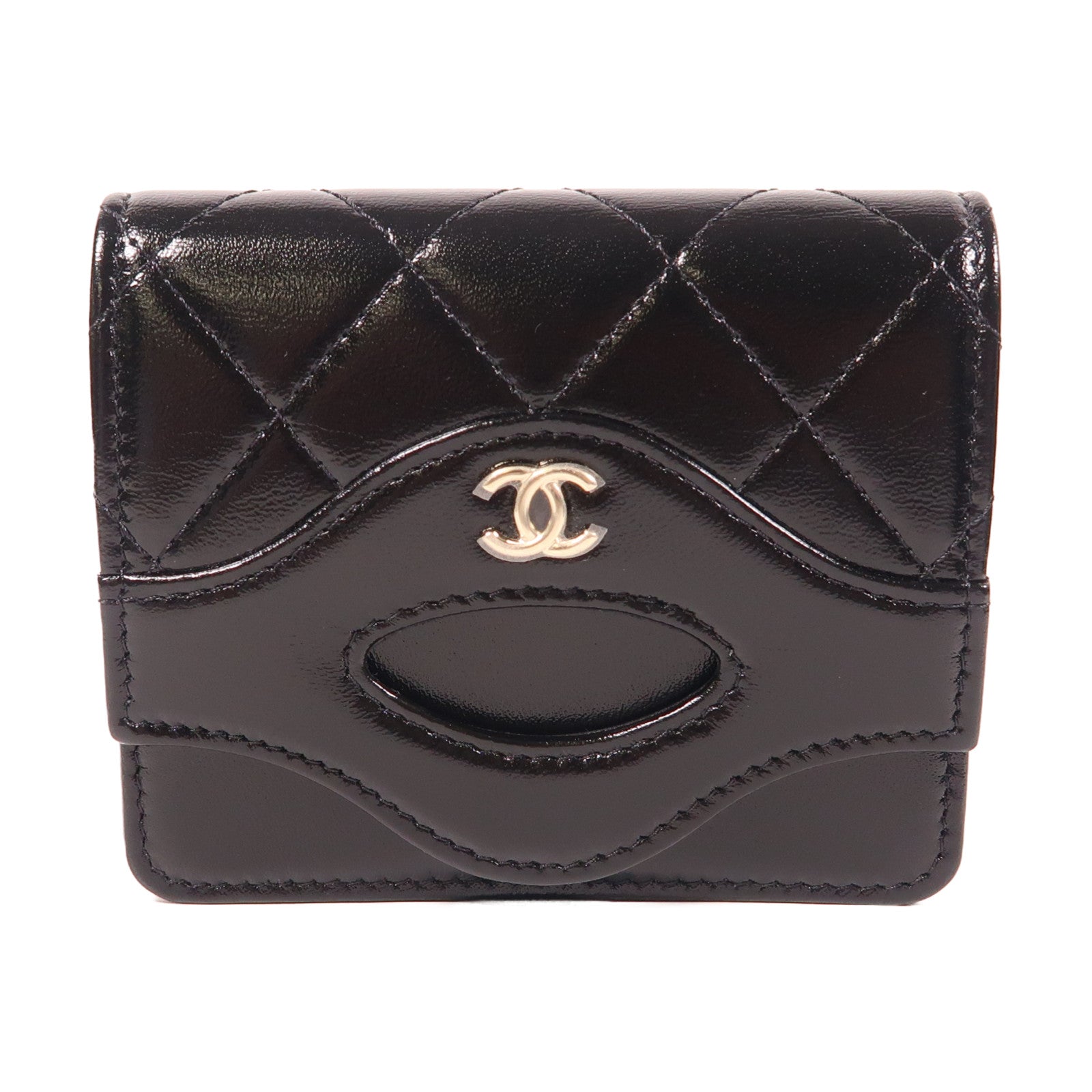 CHANEL 牛皮皮革31 Wallet銀扣錢包