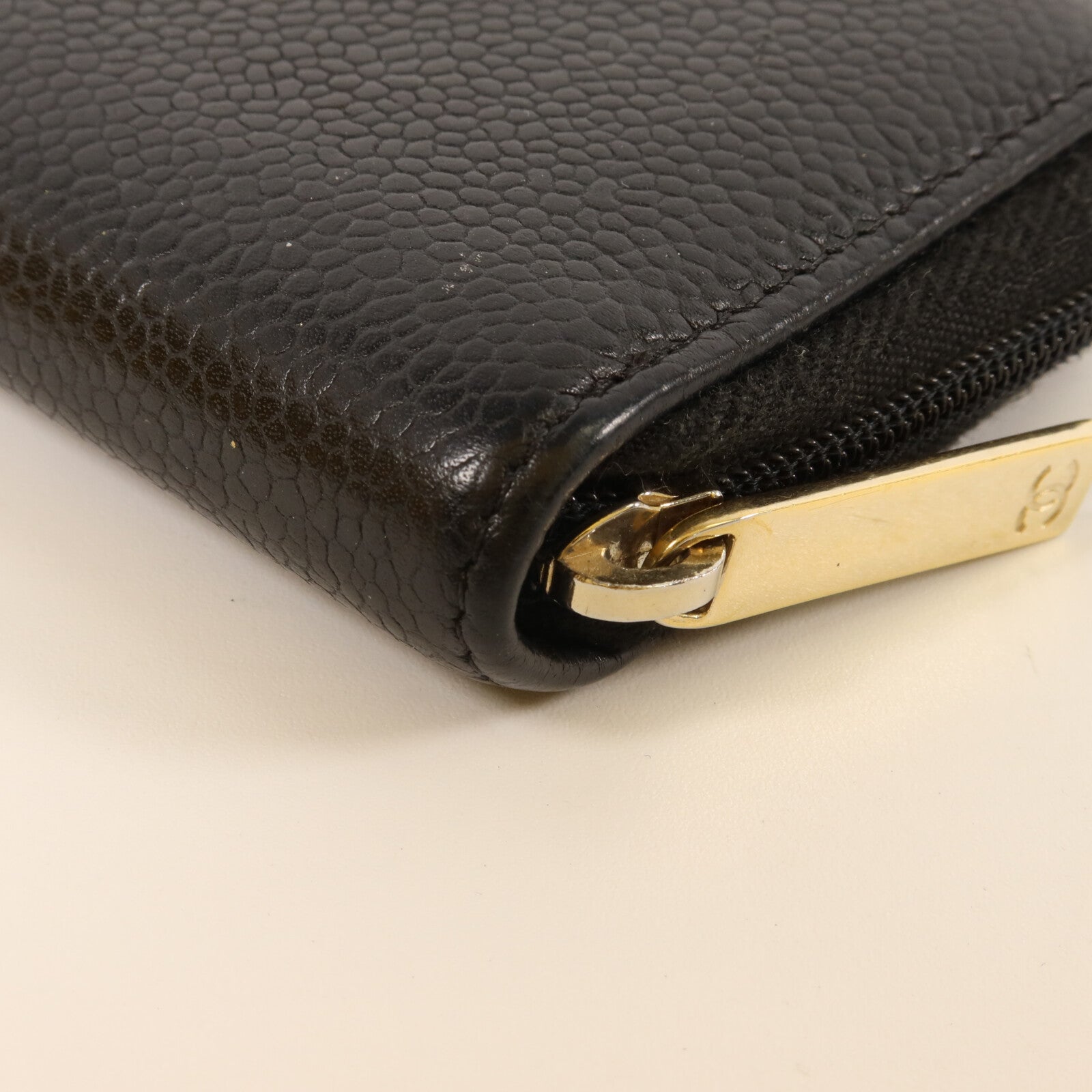 CHANEL 牛皮皮革Zipper Card Case卡片套