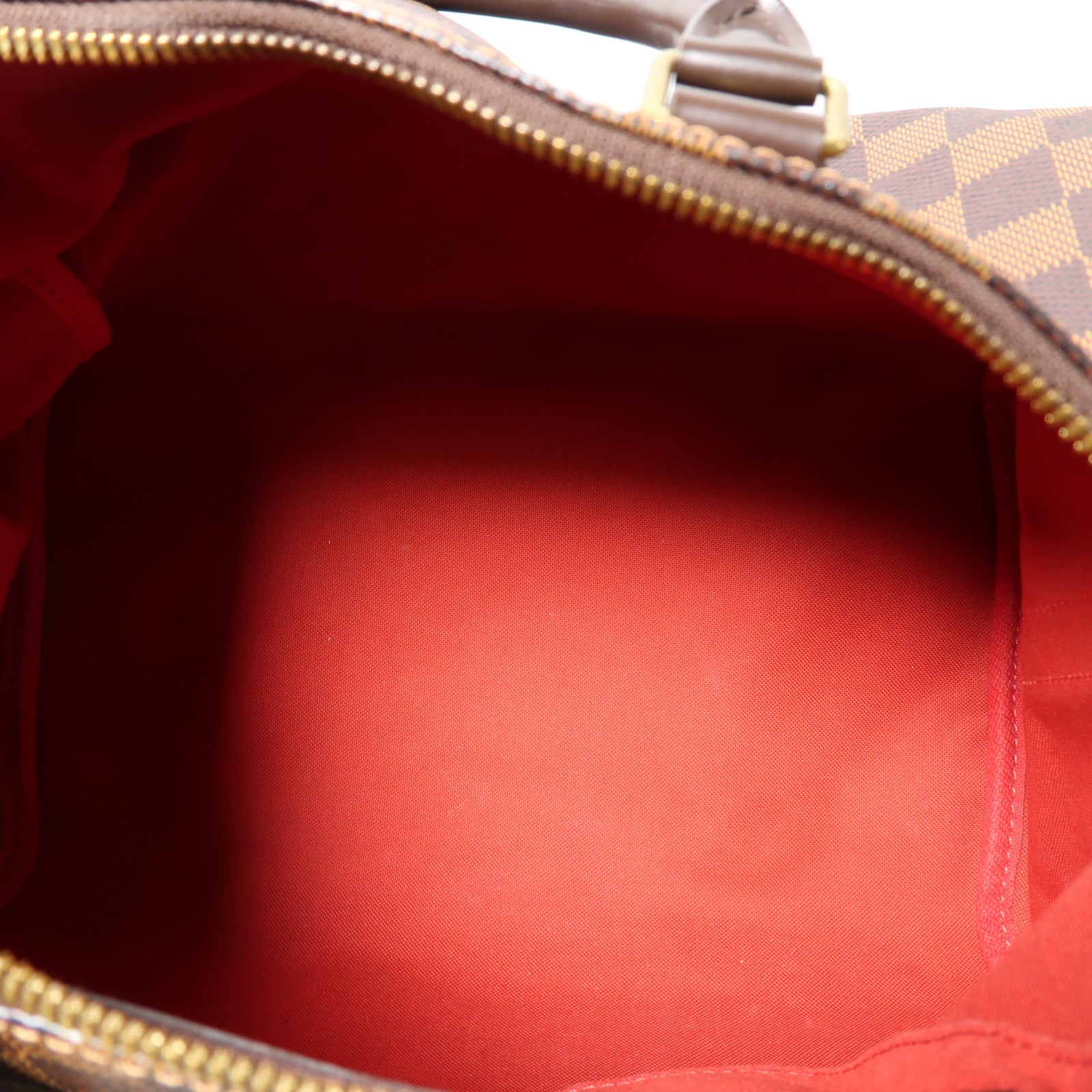 LOUIS VUITTON Damier Ebene Speedy 30金扣手挽肩背兩用袋啡色