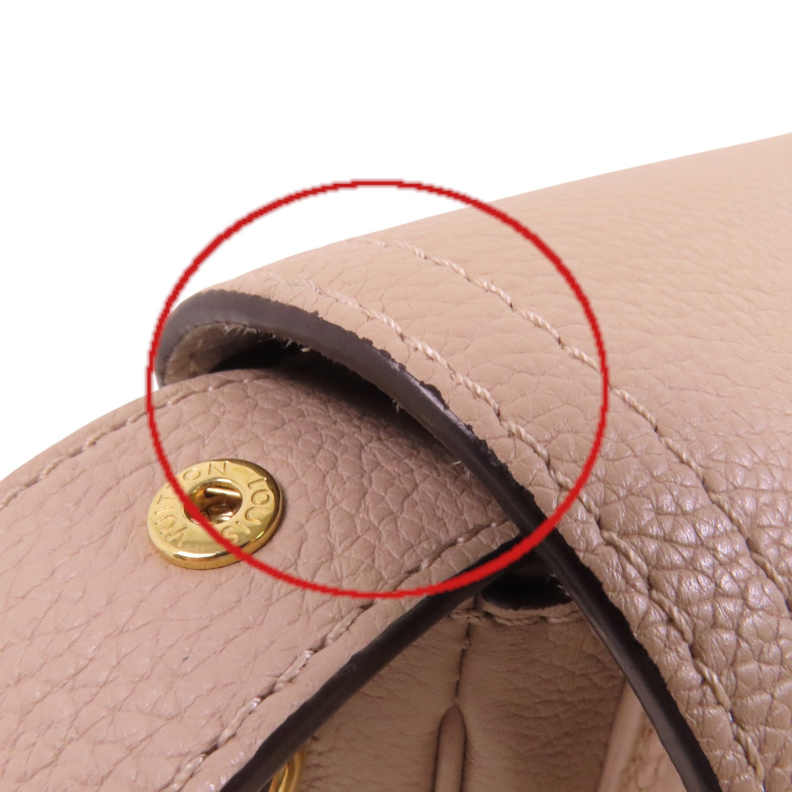 LOUIS VUITTON Greige Lockme Tender金扣肩背袋