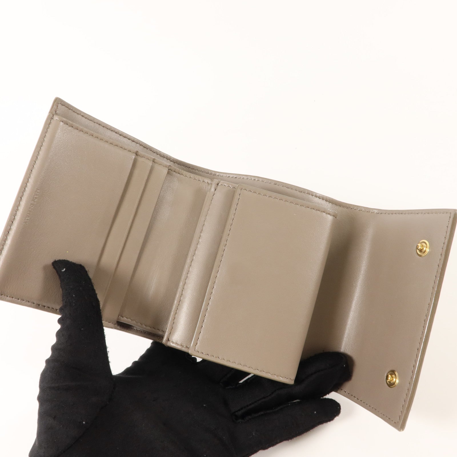 CELINE 牛皮皮革Trifold Wallet錢包