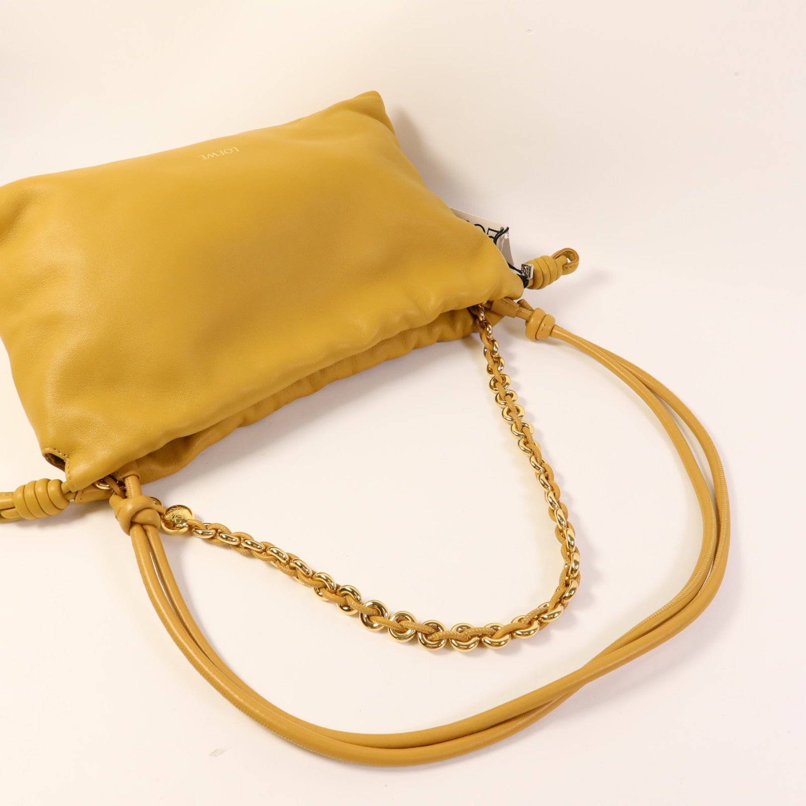 LOEWE 羊皮皮革Medium Flamenco Purse金扣肩背袋