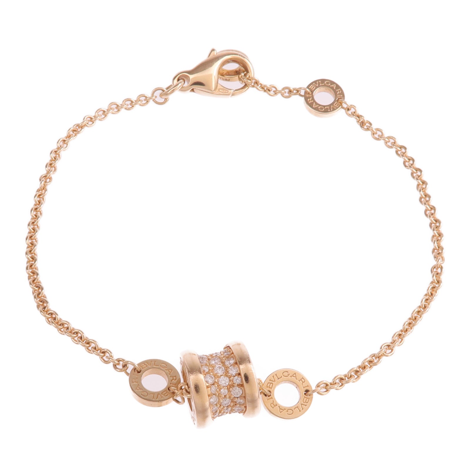 BVLGARI 18K玫瑰金B-zero1 Bracelet手鏈