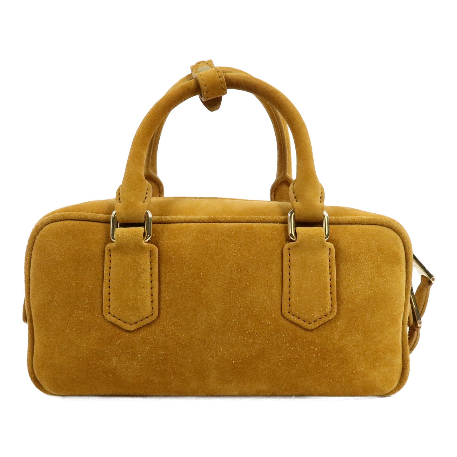 Miu Miu 麂皮皮革Arcadie Padded Suede Bag手挽肩背兩用袋