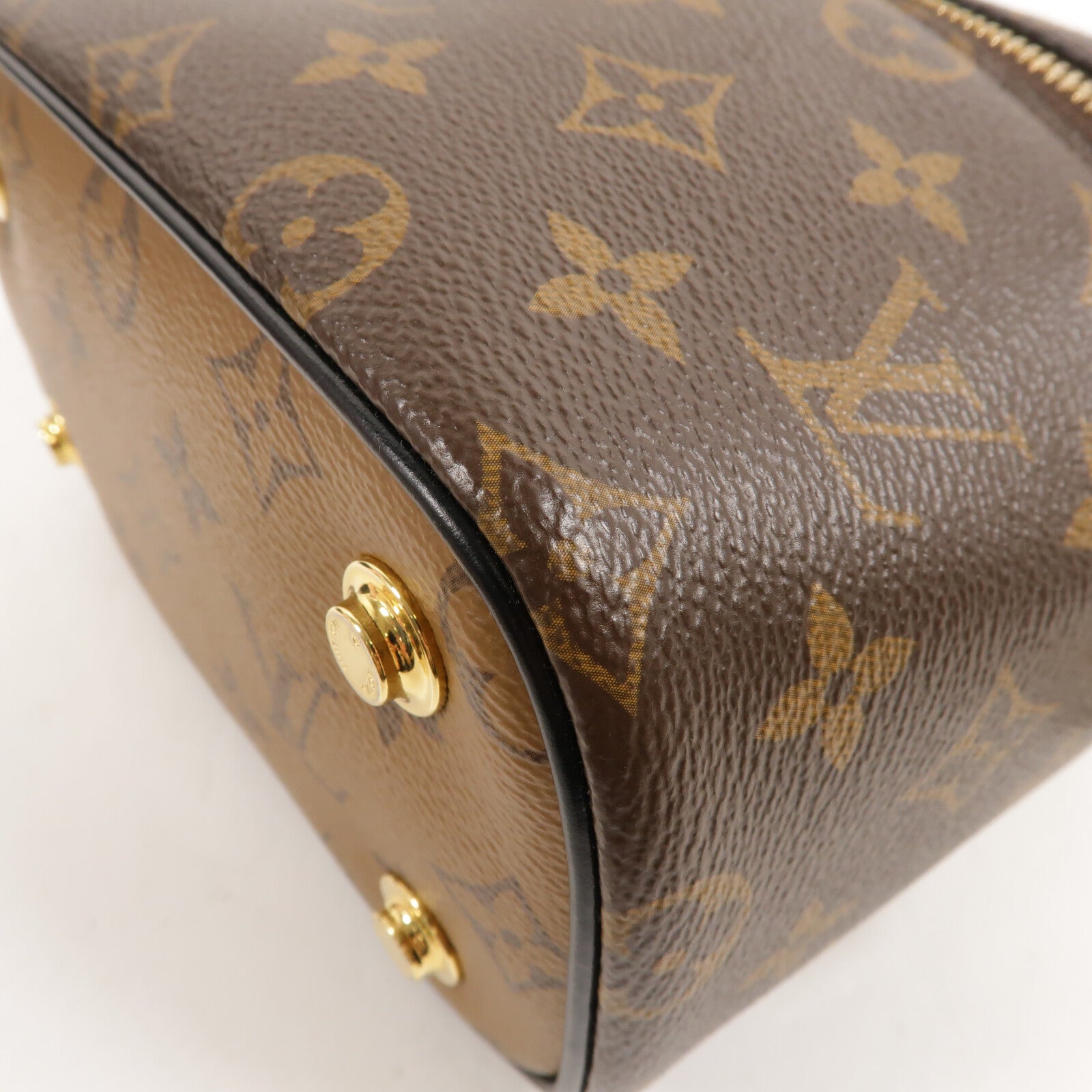 LOUIS VUITTON Monogram Reverse Vanity PM鏈帶手挽肩背兩用袋