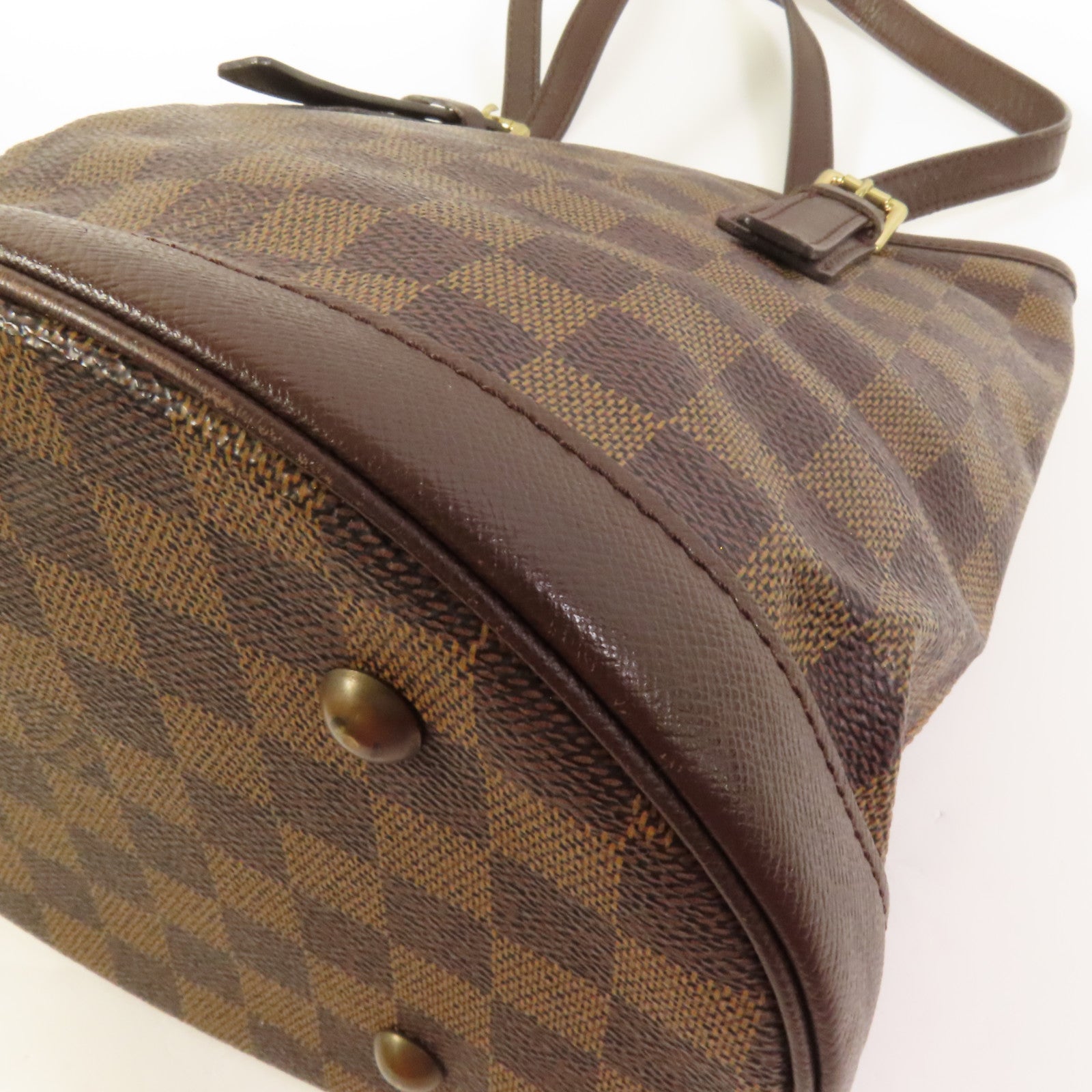 LOUIS VUITTON Damier Marais金扣肩背袋