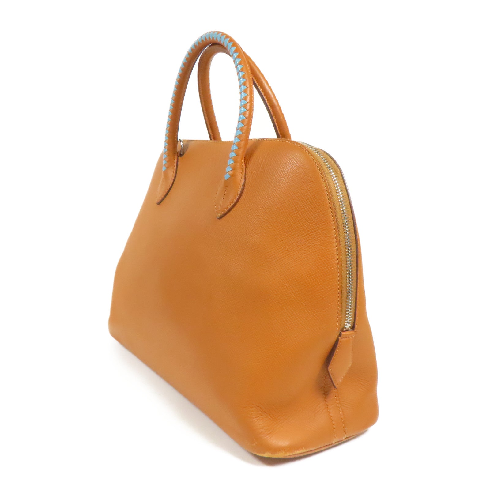 HERMES Epsom皮革Bolido1923 30銀扣手挽肩背兩用袋