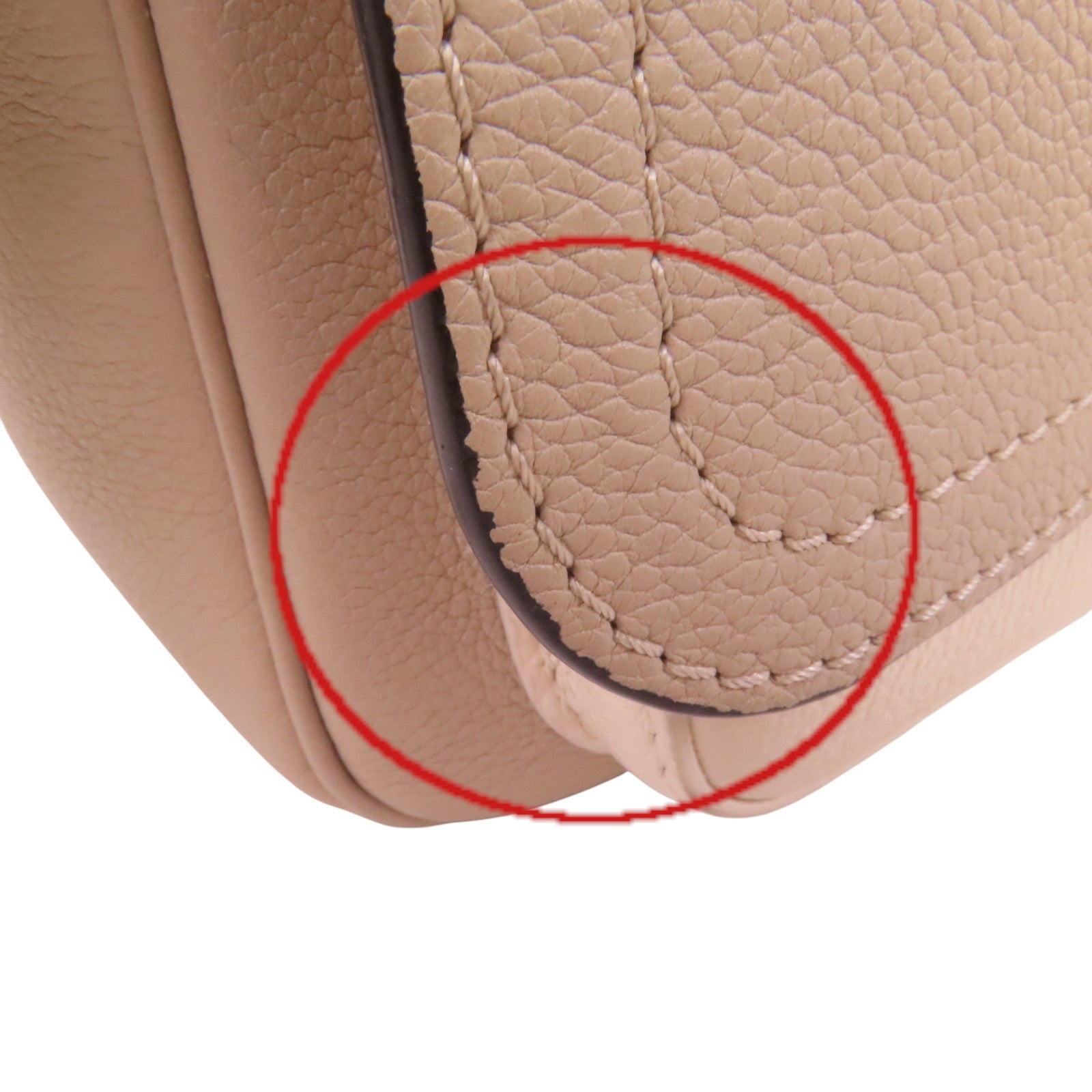 LOUIS VUITTON Greige Lockme Tender金扣肩背袋