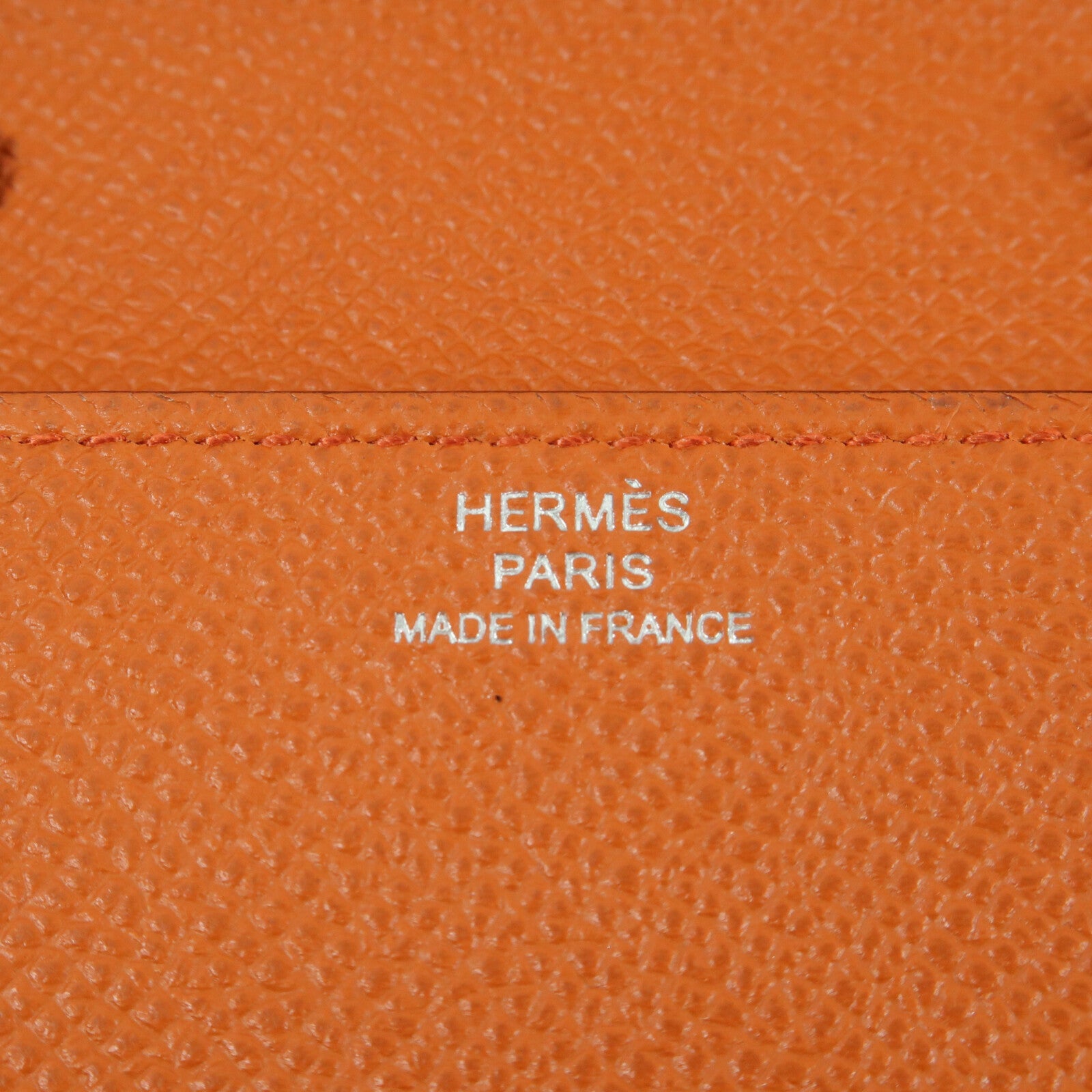 HERMES Epsom皮革Clic 16銀扣肩背袋Cuivre