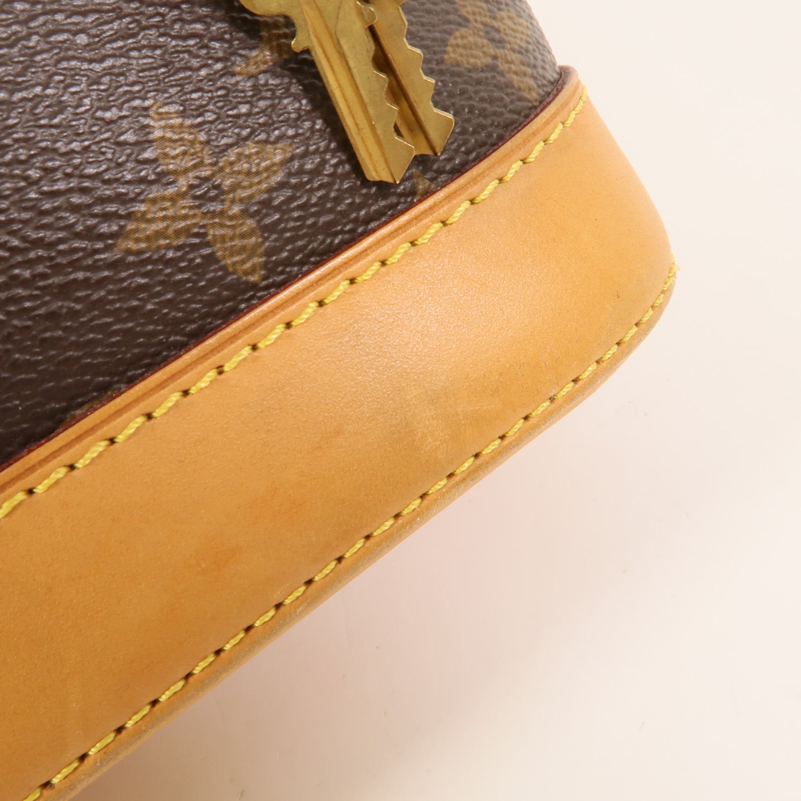 LOUIS VUITTON Monogram Alma BB金扣手挽肩背兩用袋