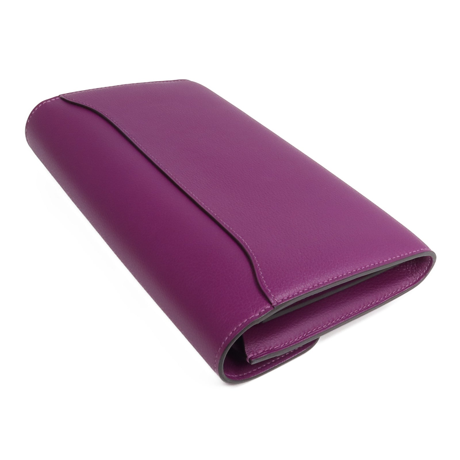 HERMES Evercolor皮革Constance Long Wallet長錢包