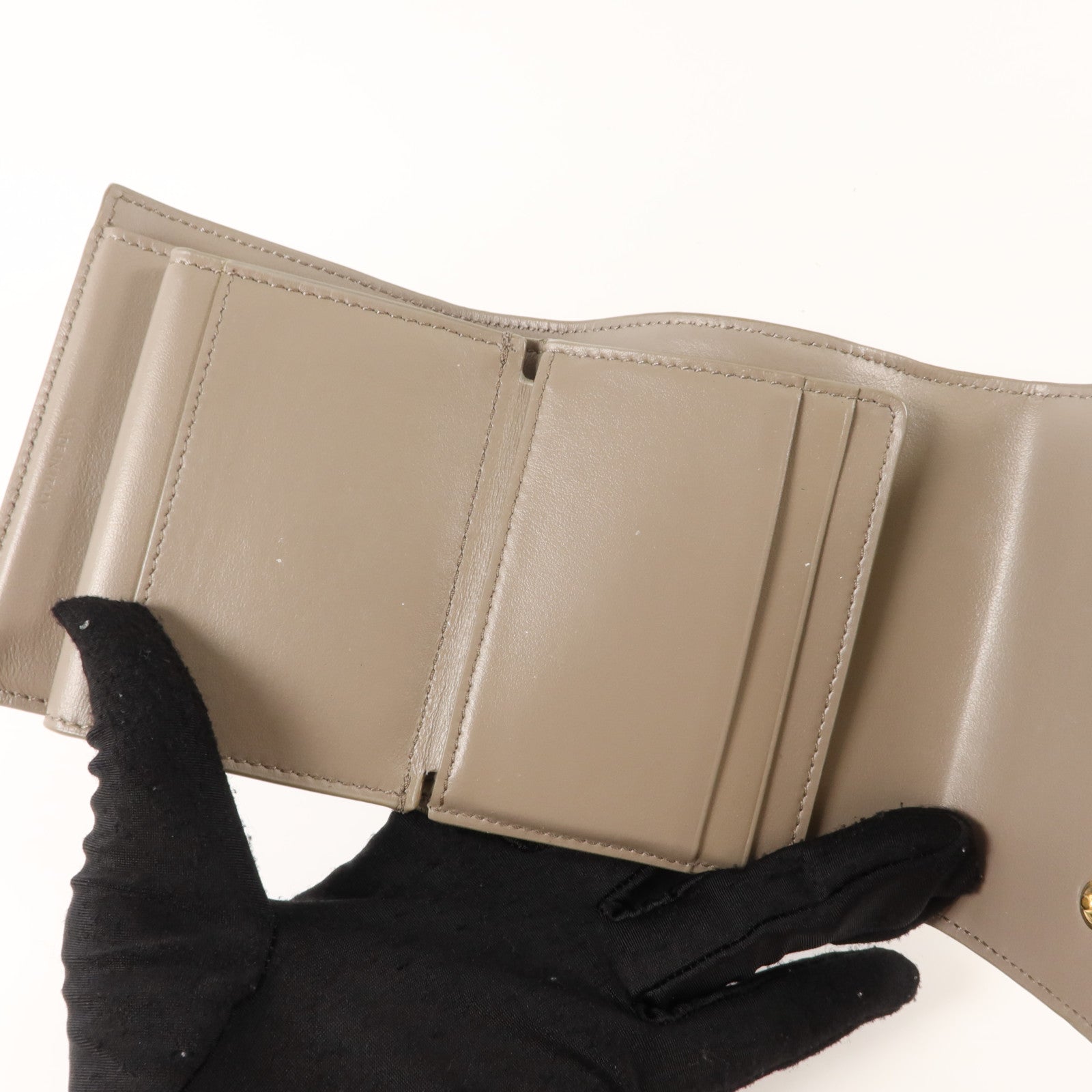 CELINE 牛皮皮革Trifold Wallet錢包