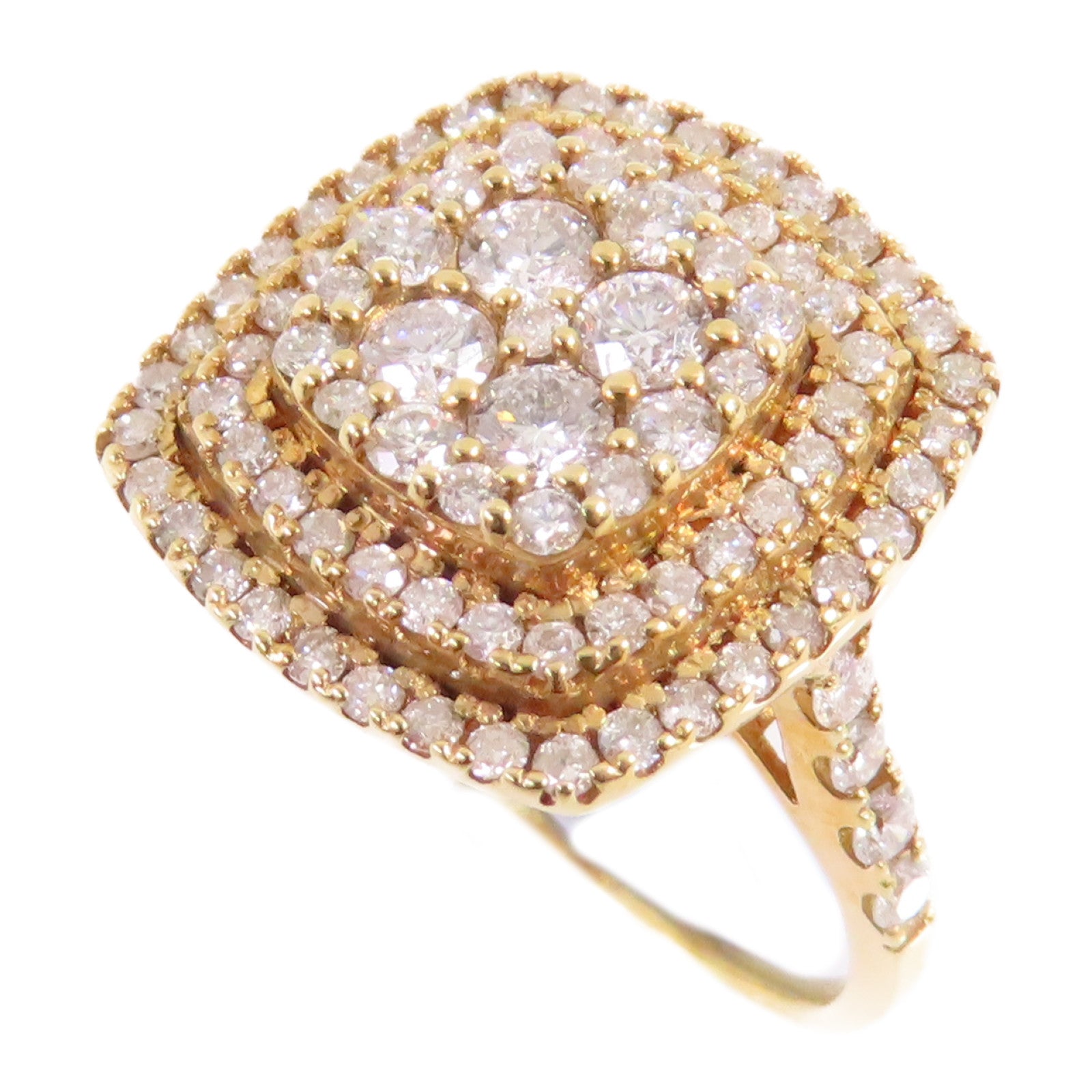 JEWELRY 【激減優惠】18K黃金/鑽石Diamond Ring戒指US#4