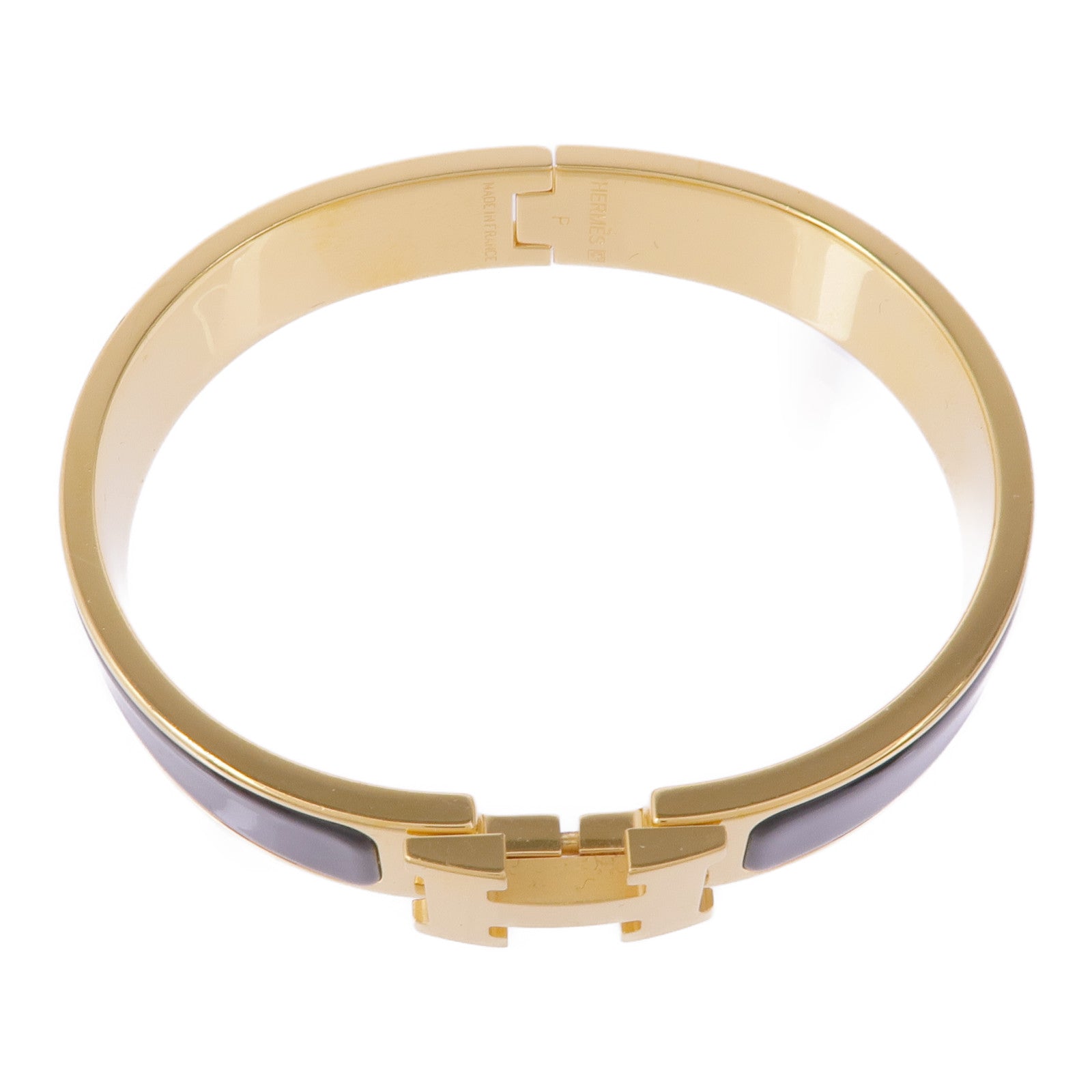 HERMES 琺瑯/金屬Clic H手鐲